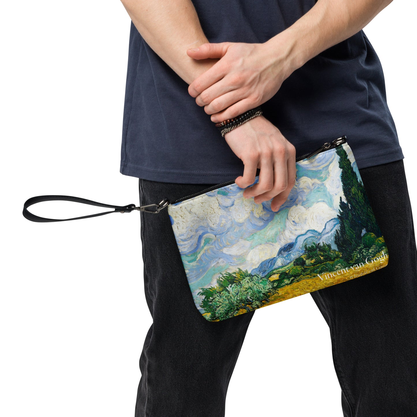 Crossbody bag - Wheatfield with Cypresses by Van Gogh - The Culturalife