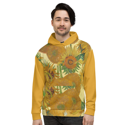 Unisex Hoodie - Sunflowers by Vincent van Gogh - The Culturalife