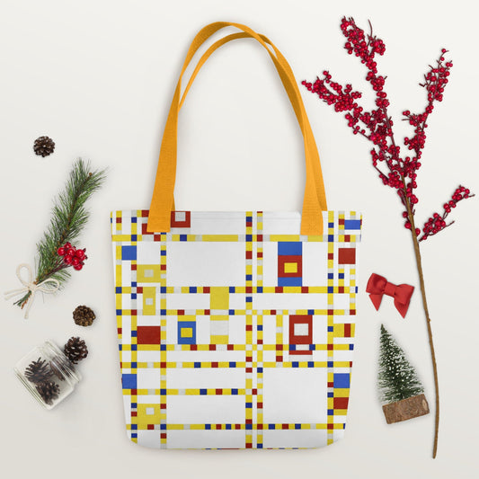 Tote bag - Broadway Boogie - Woogie by Piet Mondrian - The Culturalife