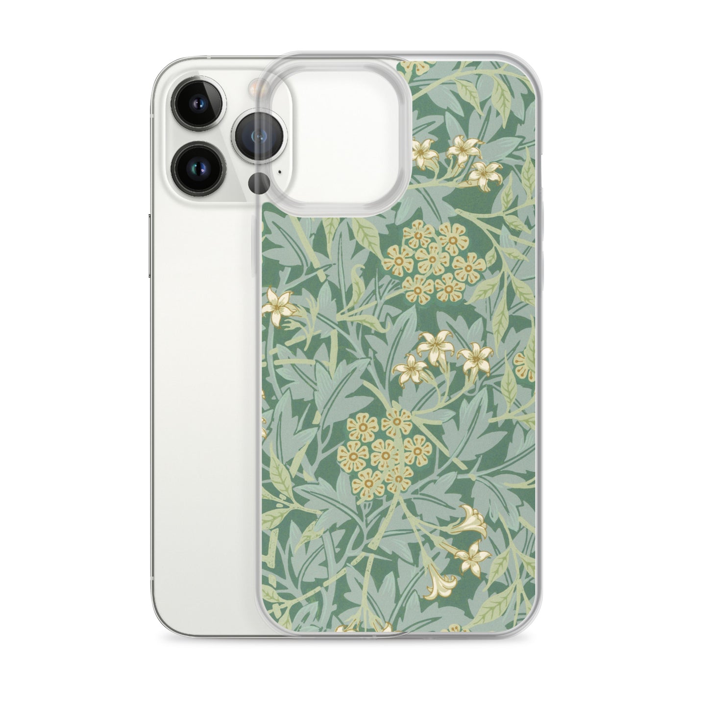 Clear Case for iPhone® - Jasmine Pattern by William Morris - The Culturalife