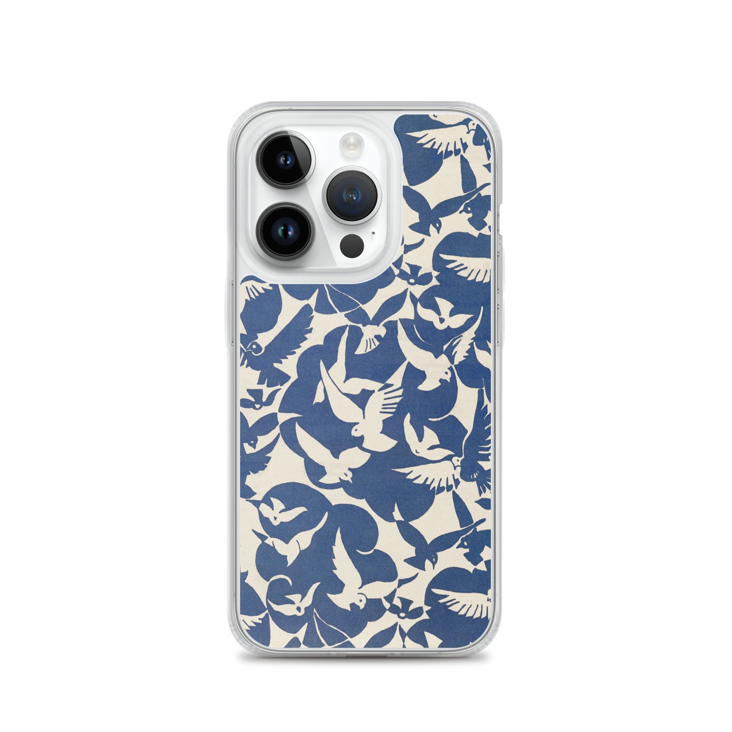 Clear Case for iPhone® - Pigeons in White and Blue from Rijksmuseum - The Culturalife