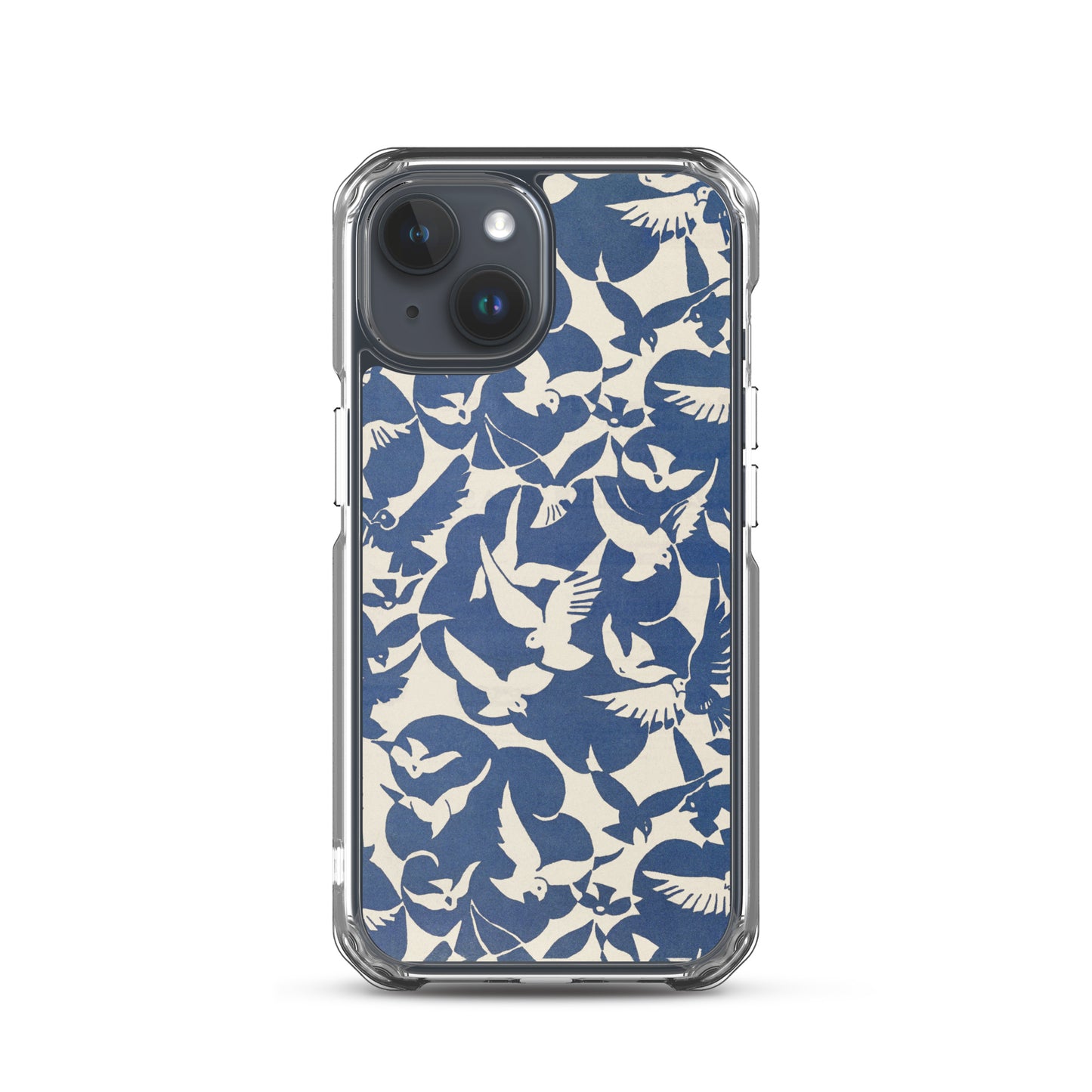 Clear Case for iPhone® - Pigeons in White and Blue from Rijksmuseum - The Culturalife