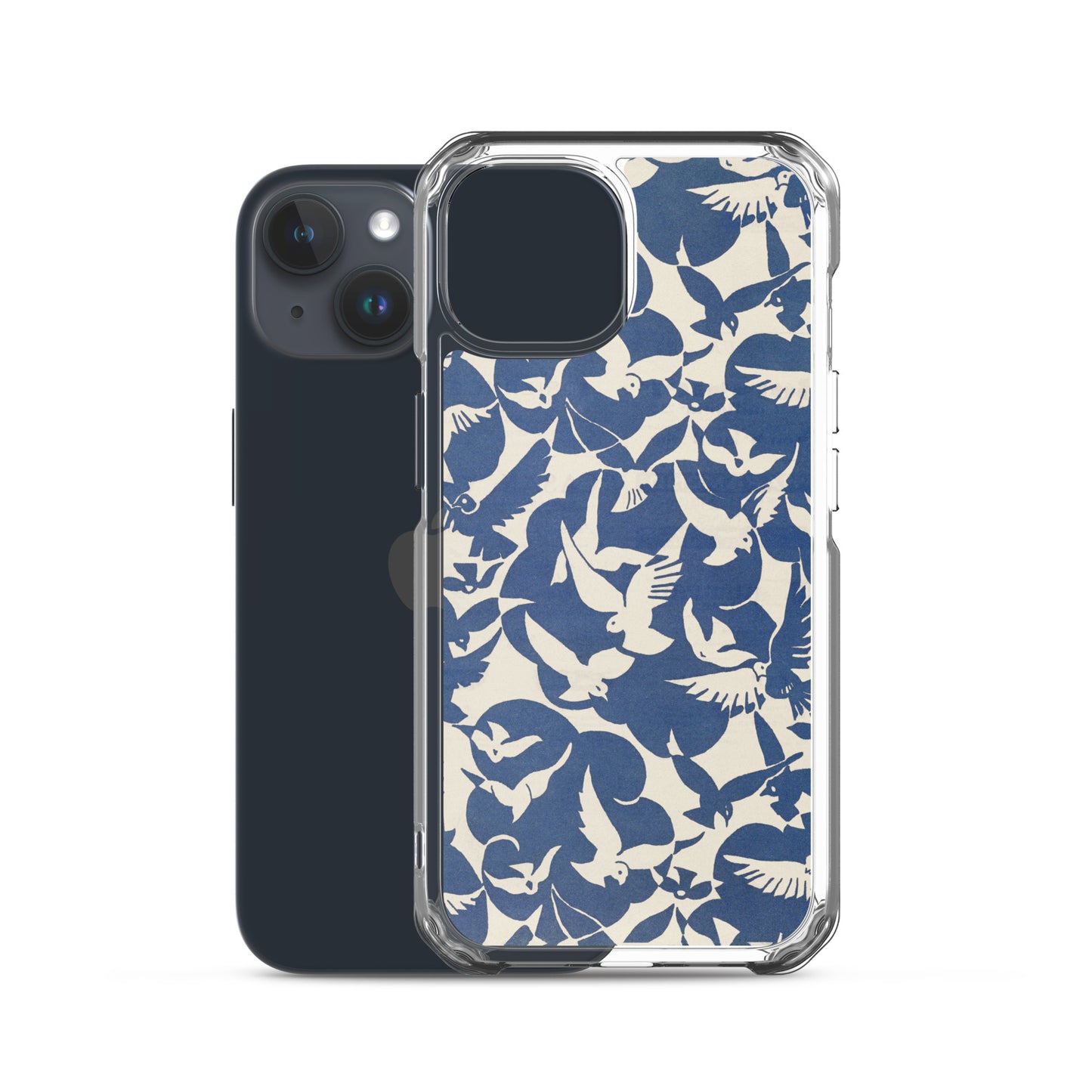 Clear Case for iPhone® - Pigeons in White and Blue from Rijksmuseum - The Culturalife