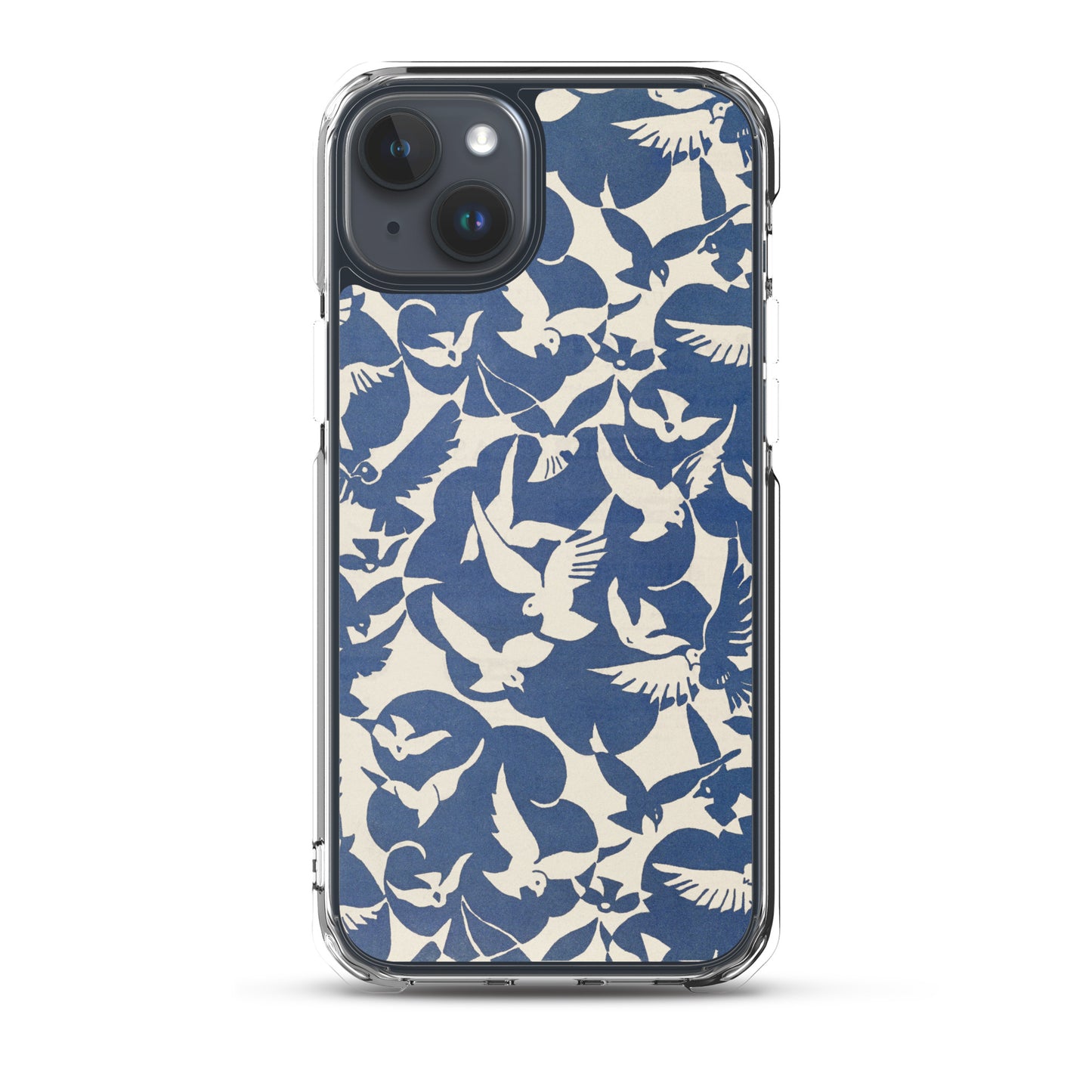 Clear Case for iPhone® - Pigeons in White and Blue from Rijksmuseum - The Culturalife