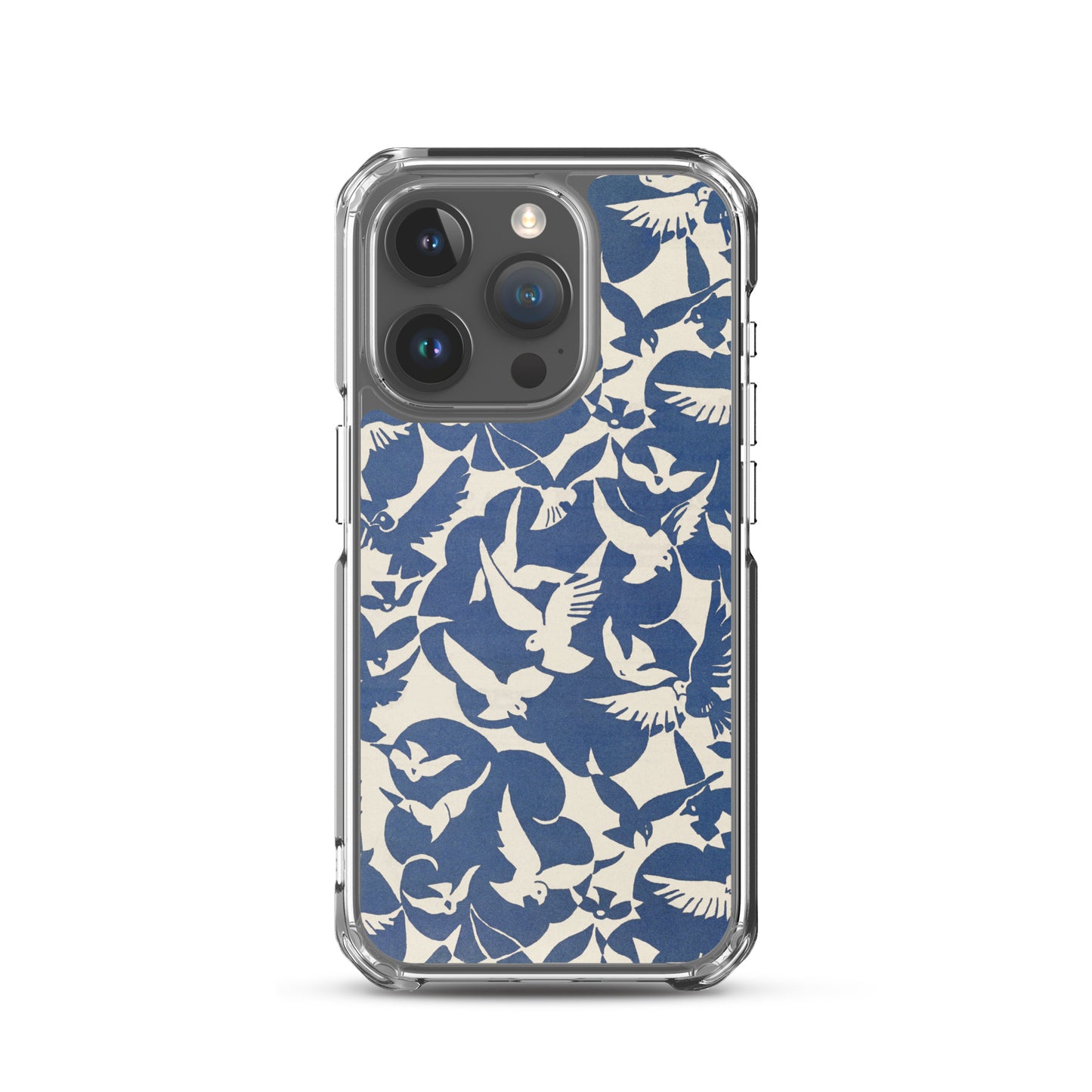 Clear Case for iPhone® - Pigeons in White and Blue from Rijksmuseum - The Culturalife