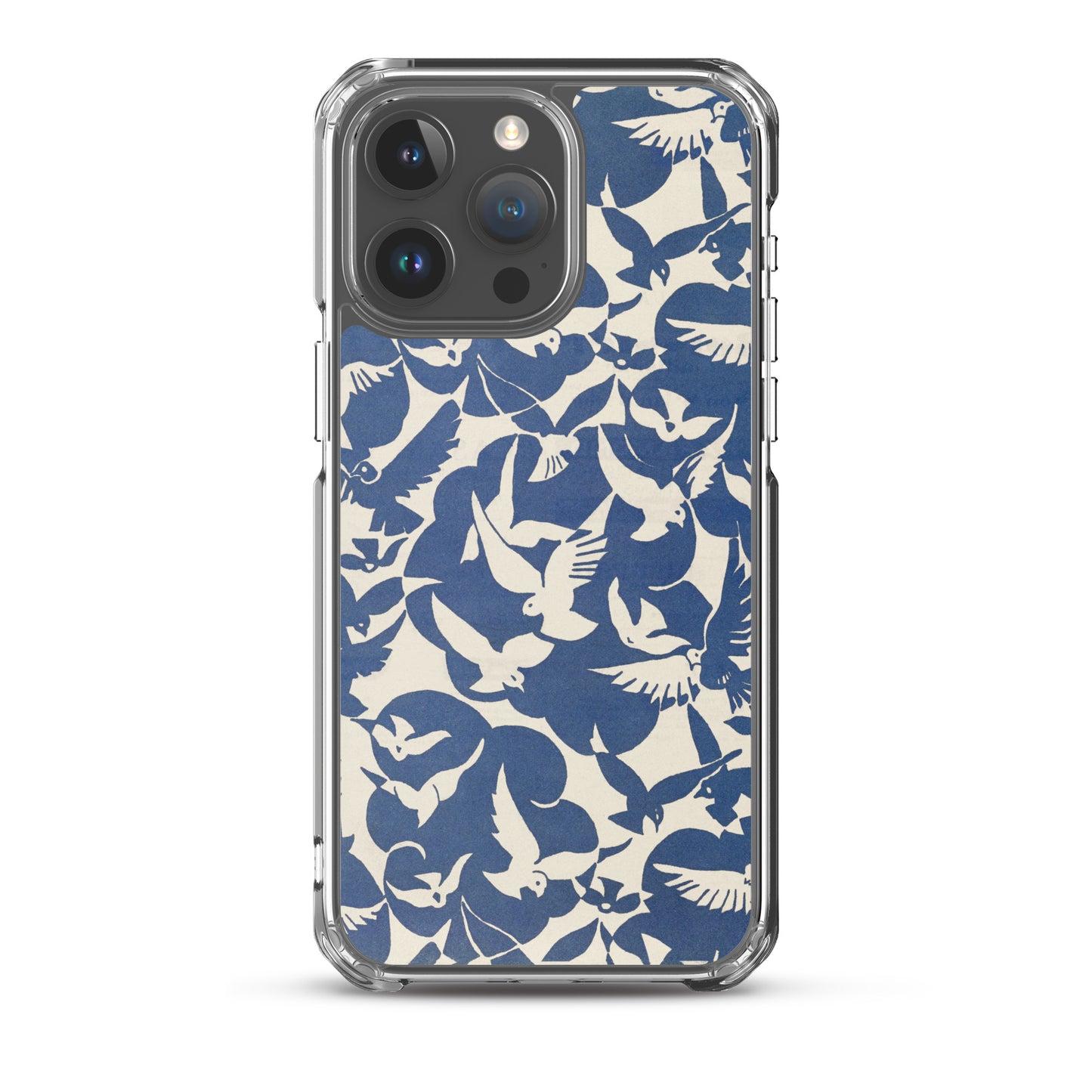 Clear Case for iPhone® - Pigeons in White and Blue from Rijksmuseum - The Culturalife
