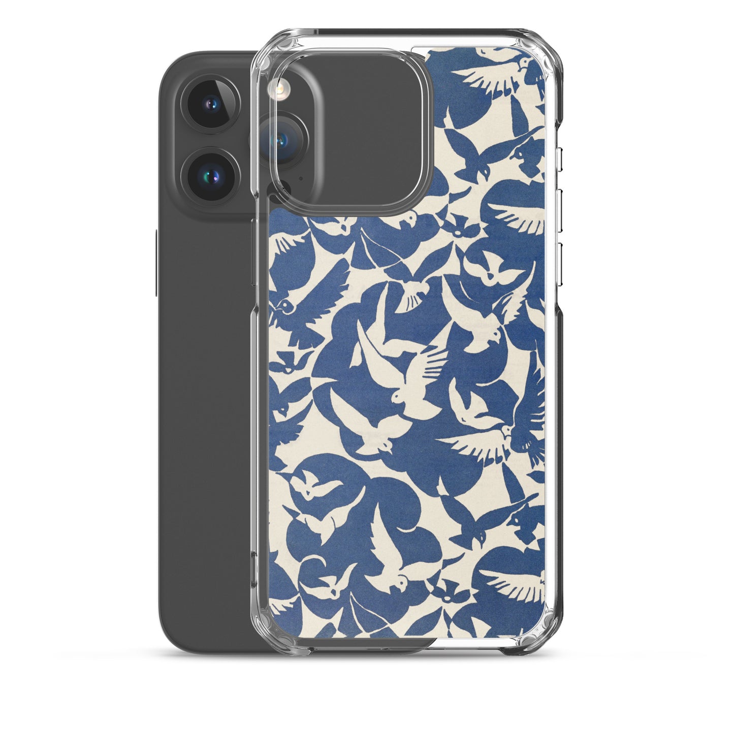 Clear Case for iPhone® - Pigeons in White and Blue from Rijksmuseum - The Culturalife