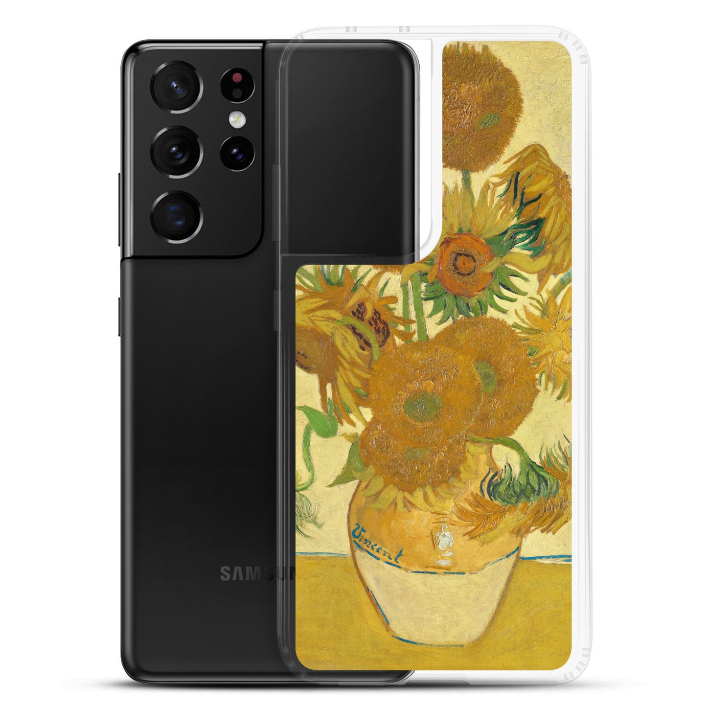 Clear Case for Samsung® - Sunflowers by Vincent van Gogh - The Culturalife