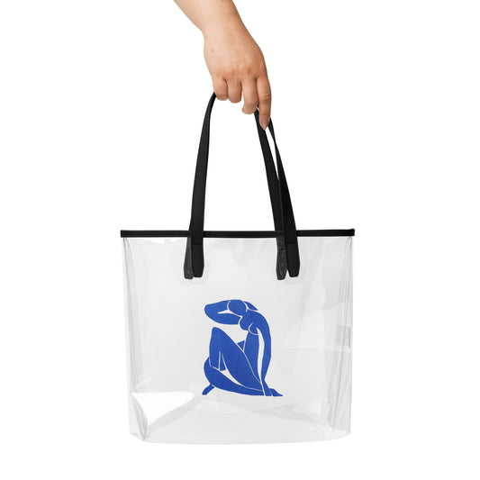 Clear tote bag - Blue Nude by Matisse - The Culturalife