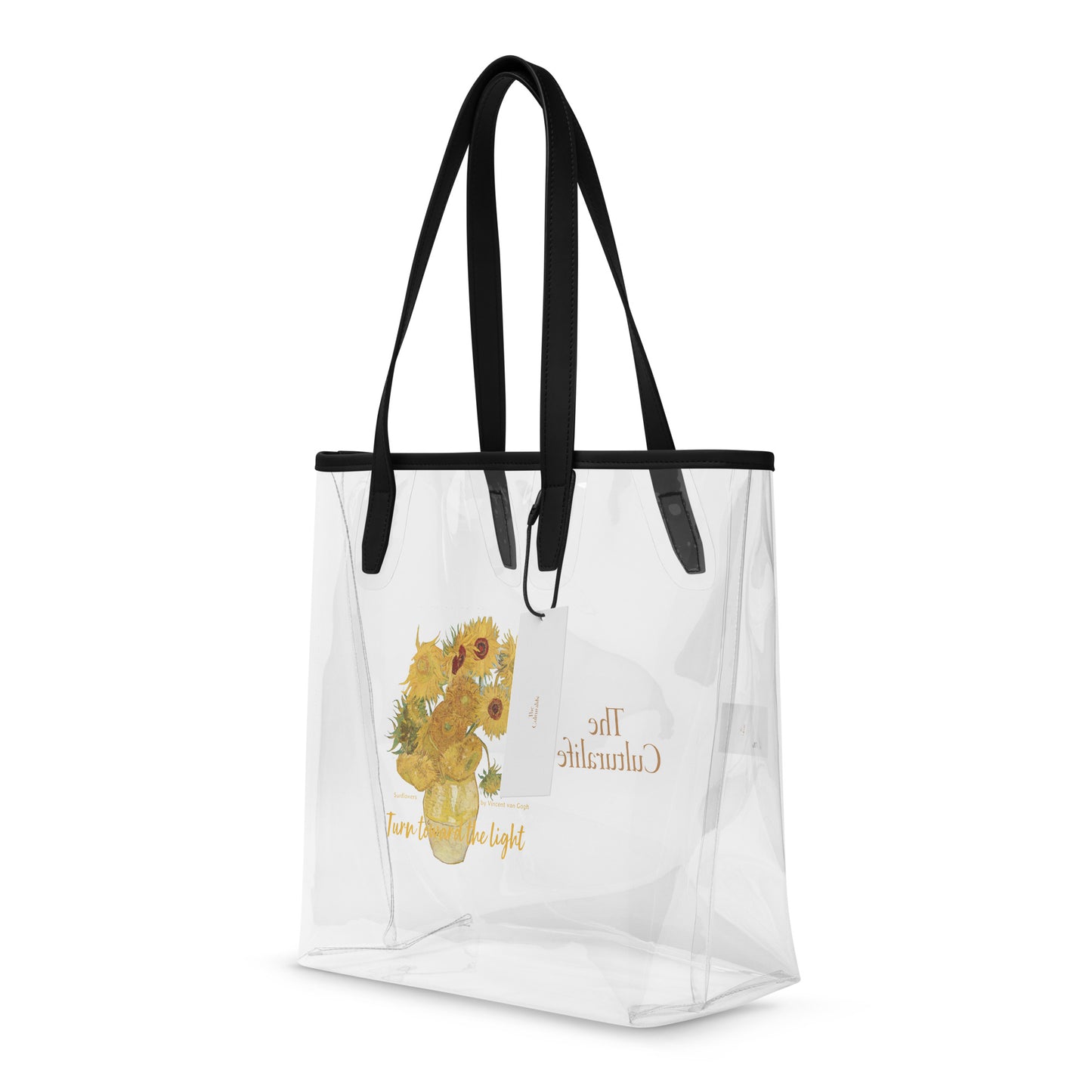 Clear tote bag - Sunflowers by Vincent van Gogh - The Culturalife