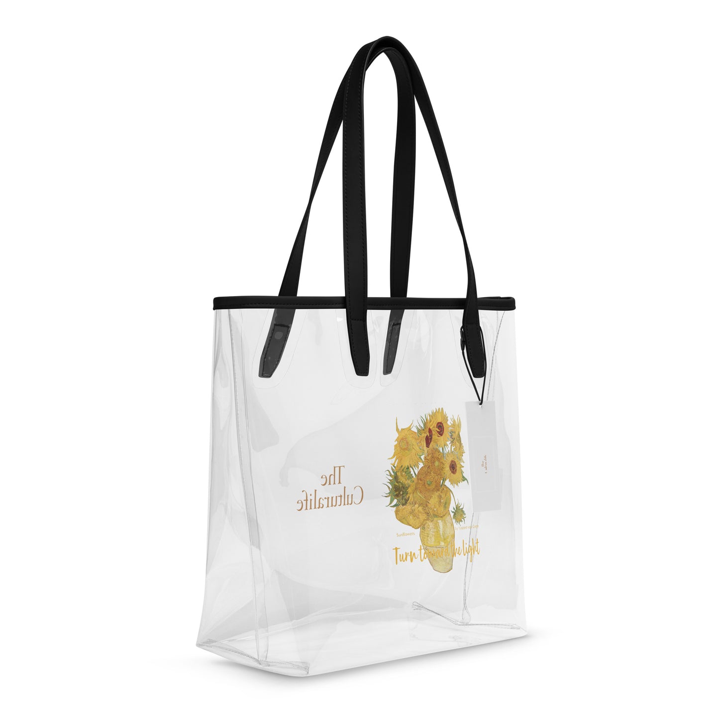 Clear tote bag - Sunflowers by Vincent van Gogh - The Culturalife