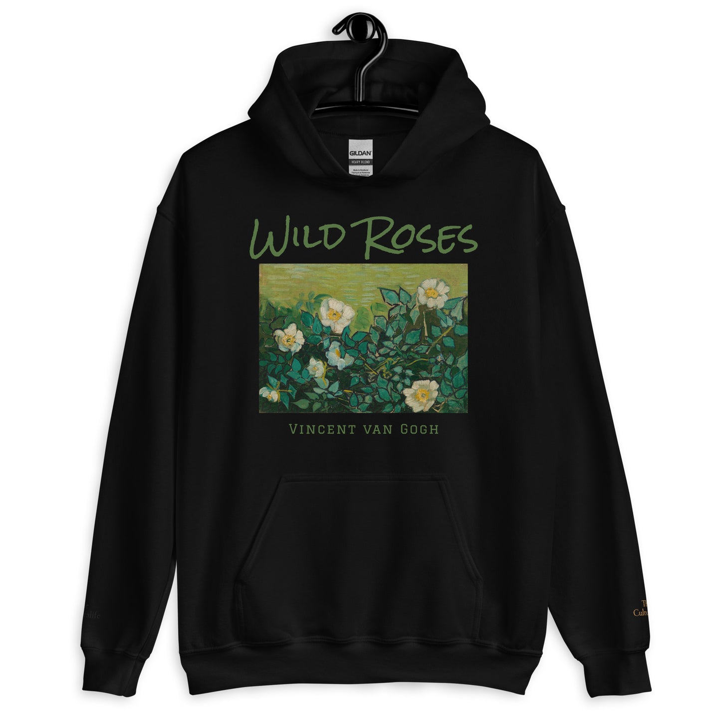 Unisex Hoodie - Wild Roses by Vincent van Gogh - The Culturalife