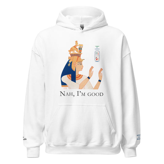 Unisex Hoodie - Portrait of Queen Tiye, wife of Amenhotep III - The Culturalife