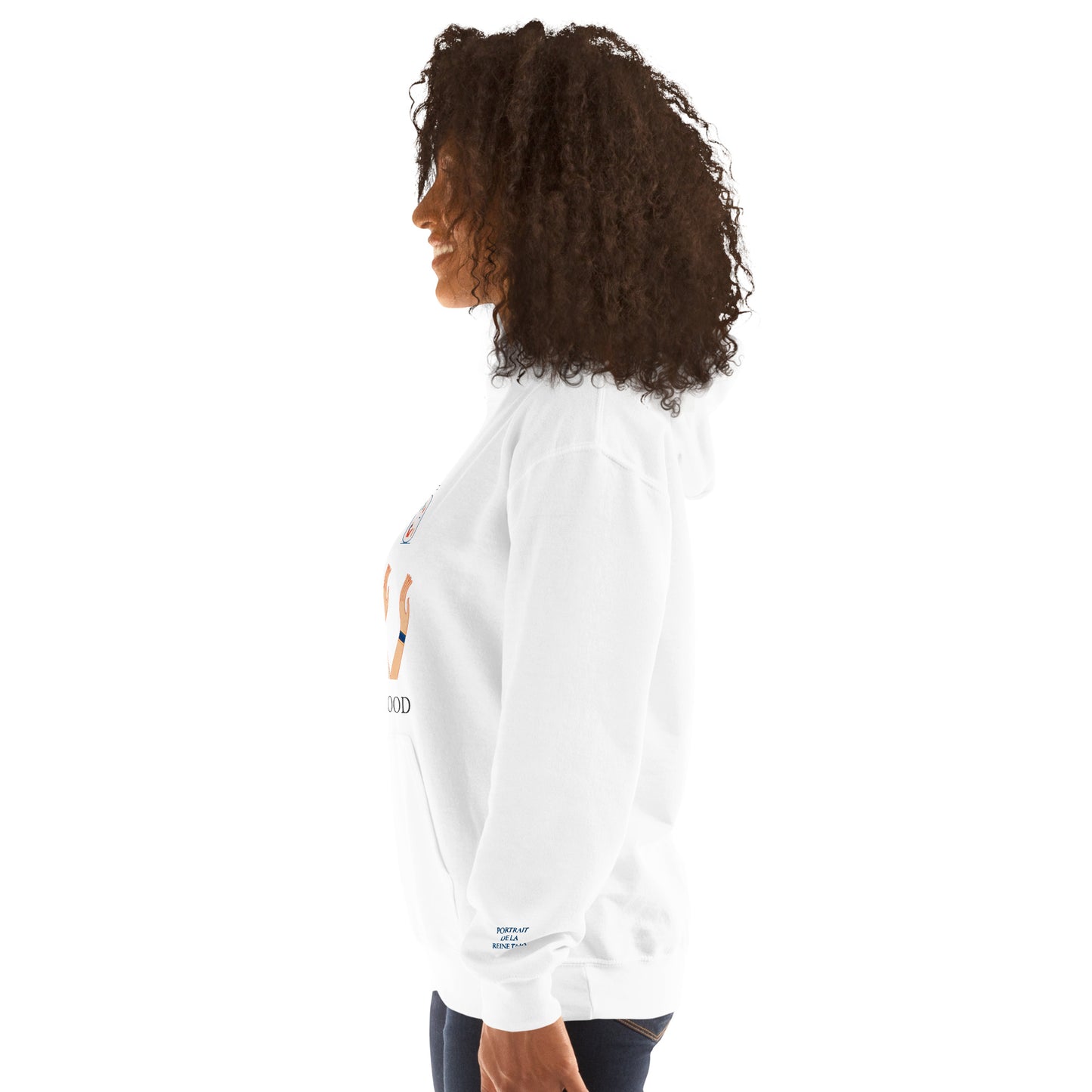 Unisex Hoodie - Portrait of Queen Tiye, wife of Amenhotep III - The Culturalife