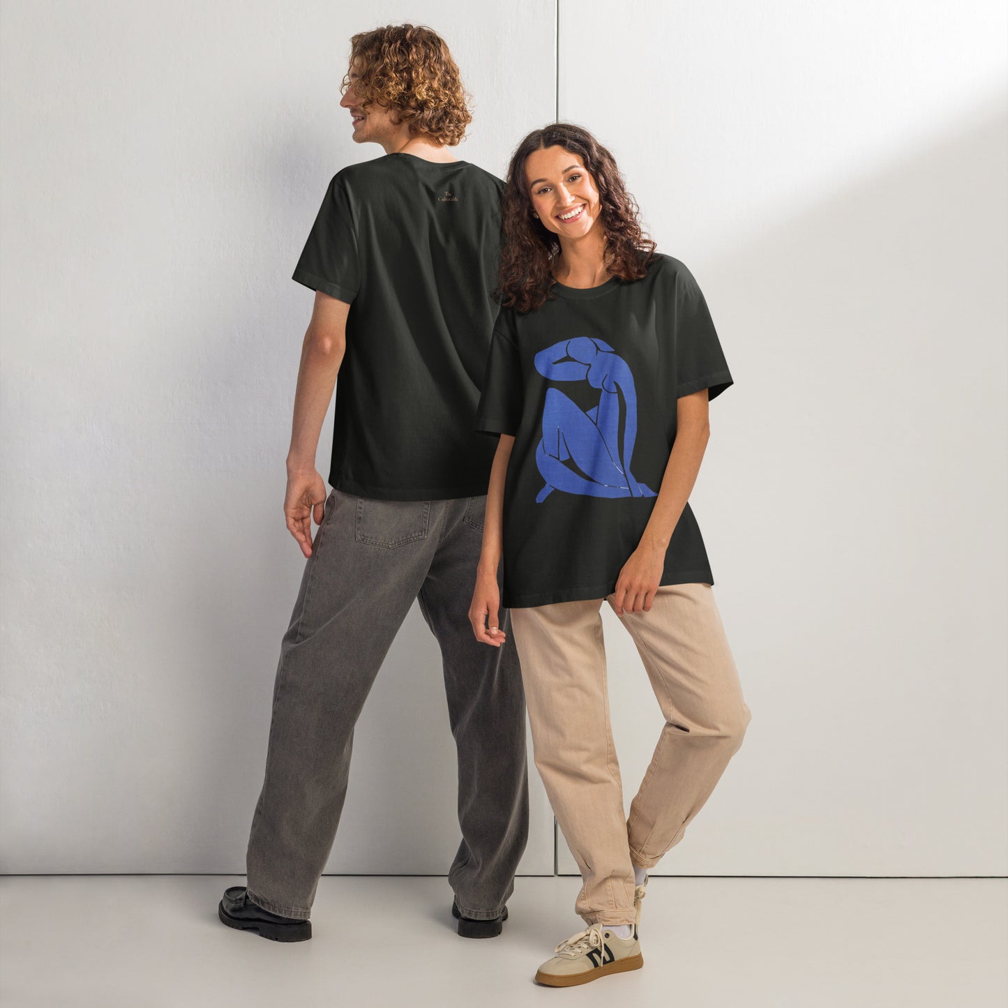 Unisex oversized t-shirt - Blue Nude by Matisse - The Culturalife