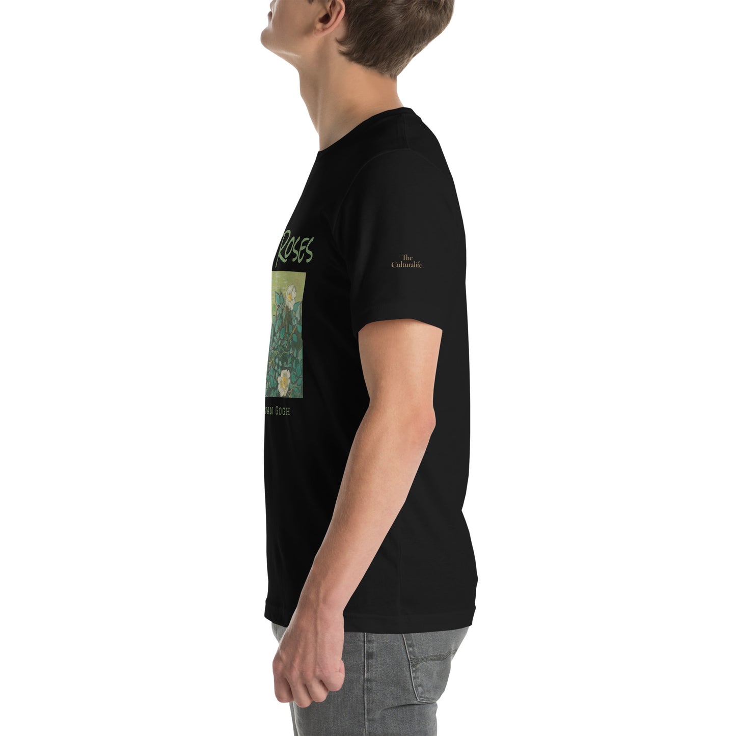 Unisex t-shirt - Wild Roses by Vincent van Gogh - The Culturalife