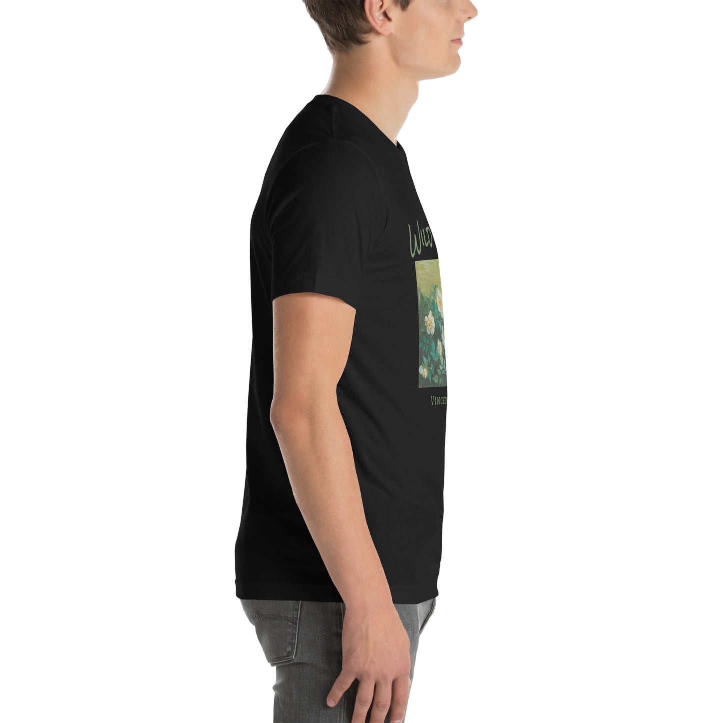 Unisex t-shirt - Wild Roses by Vincent van Gogh - The Culturalife