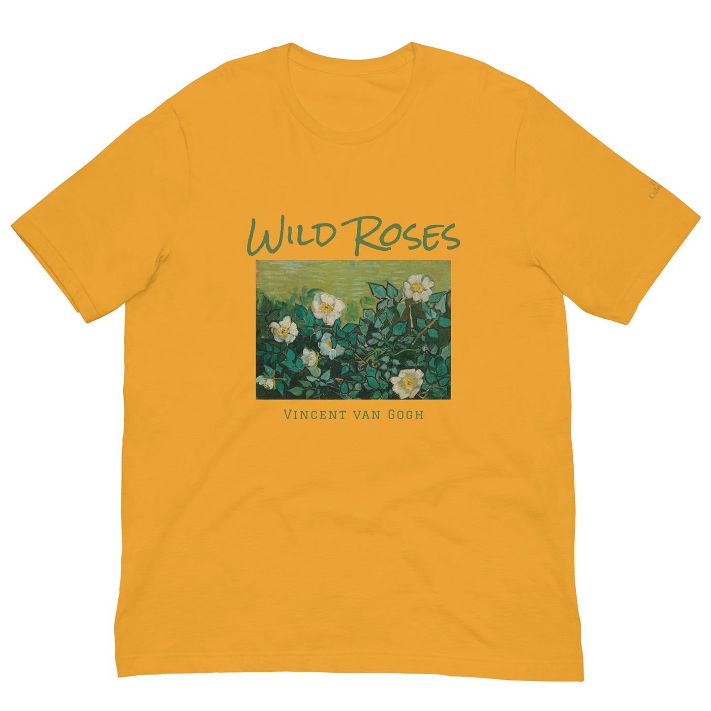 Unisex t-shirt - Wild Roses by Vincent van Gogh - The Culturalife