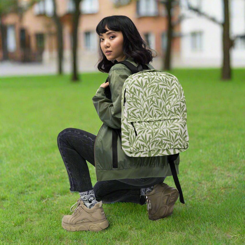 Backpack - William Morris's Willow pattern - The Culturalife