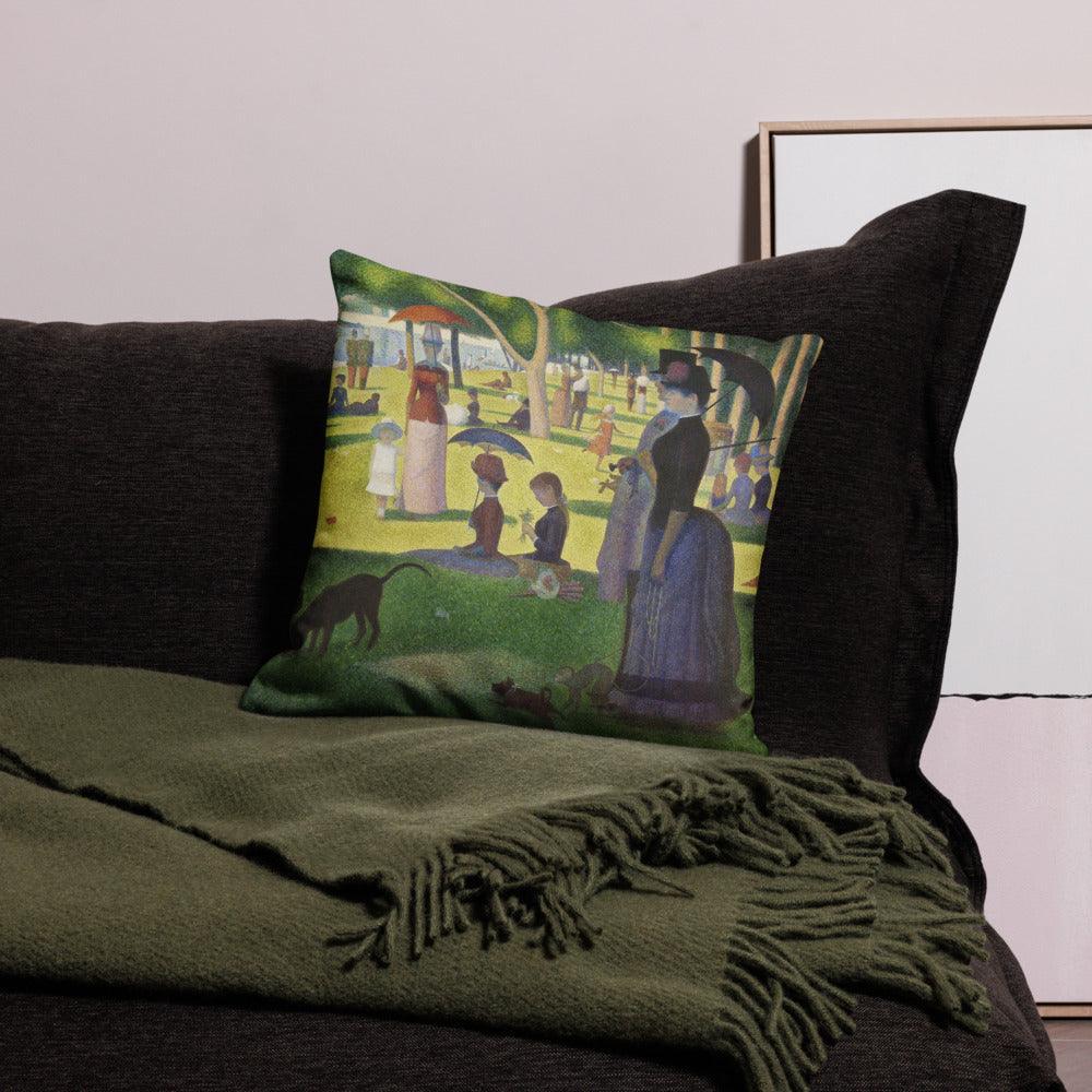 Premium Pillow Case - A Sunday on La Grande Jatte by Georges Seurat - The CulturalifeHomeartCultureGeorges Seurat