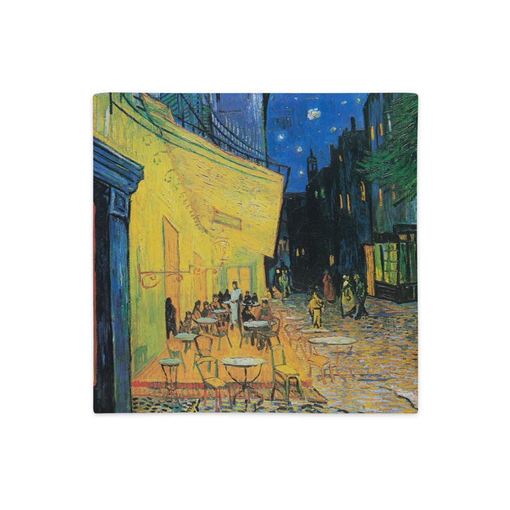 Premium Pillow Case - Café Terrace at Night by Vincent van Gogh - The Culturalife