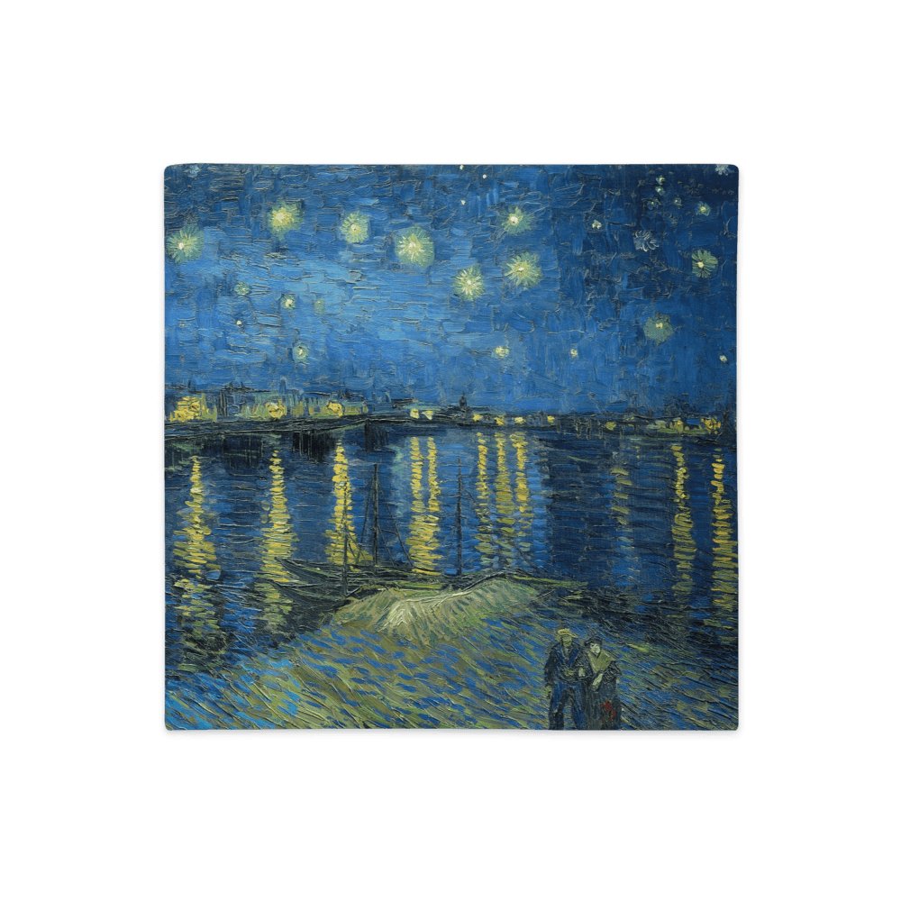 Premium Pillow Case - Starry Night Over the Rhone by Vincent van Gogh - The CulturalifeHome