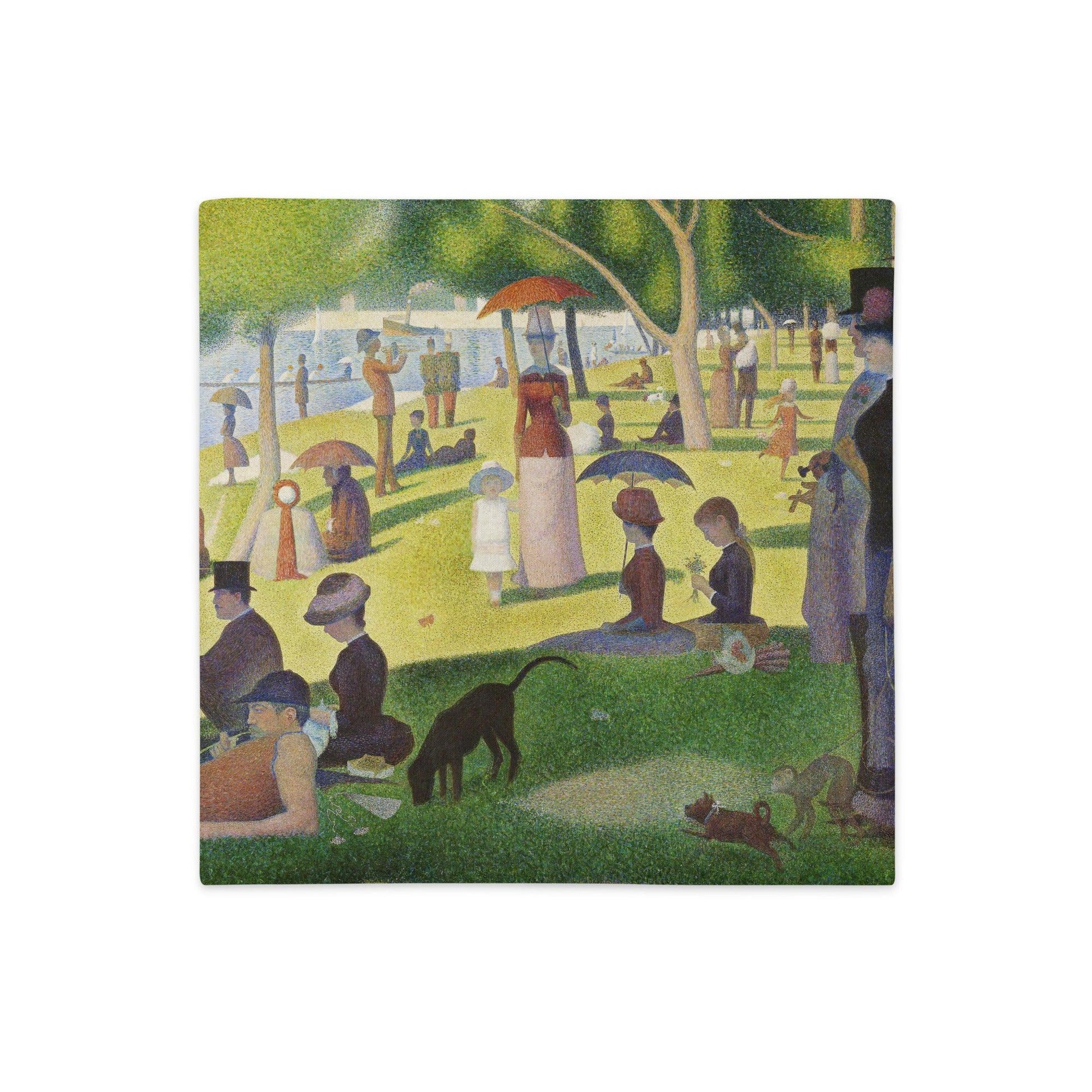 Premium Pillow Case - A Sunday on La Grande Jatte by Georges Seurat - The CulturalifeHomeartCultureGeorges Seurat