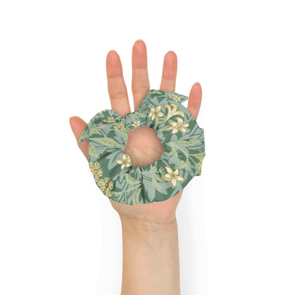 Recycled Scrunchie - William Morris's Willow Pattern - The CulturalifeAccessories