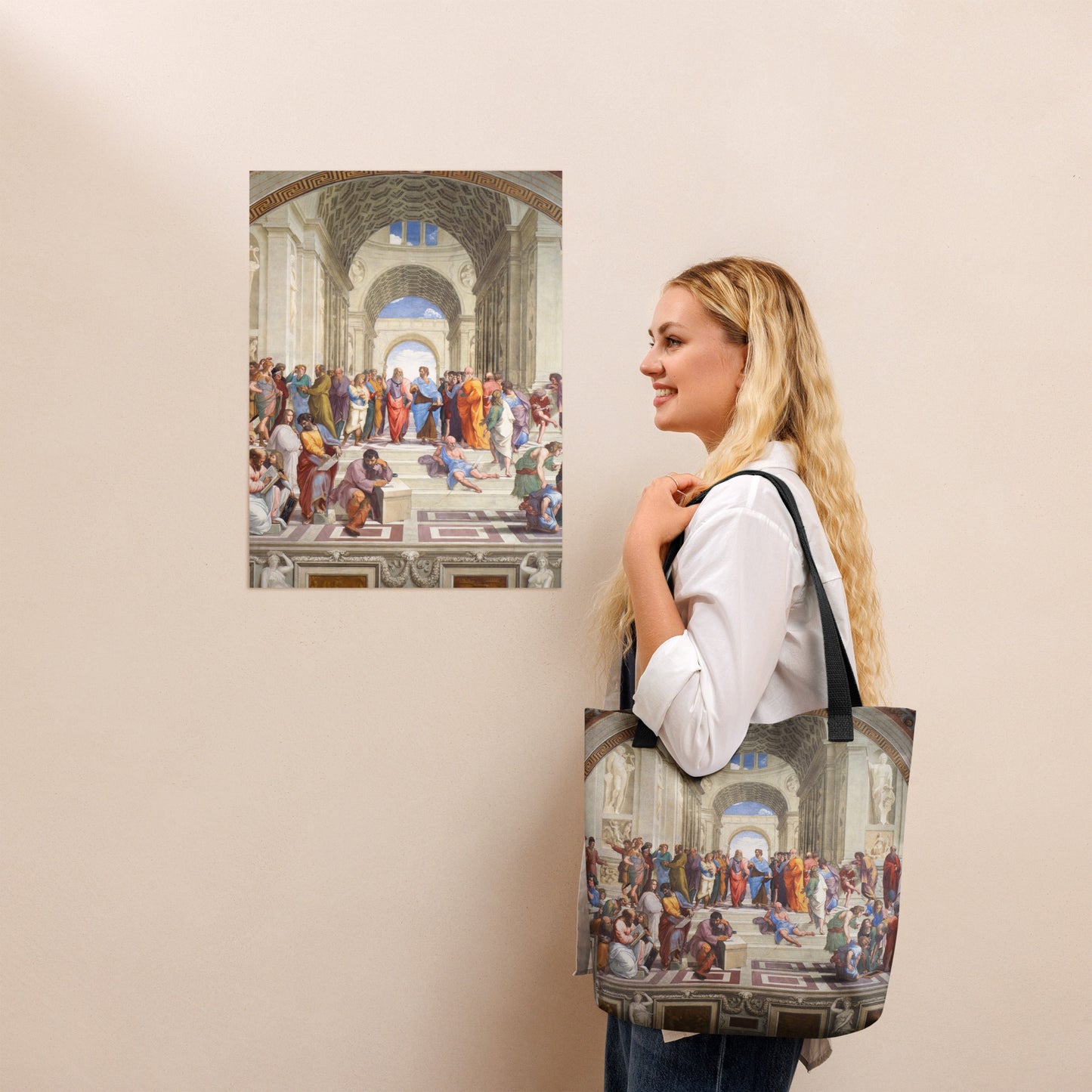 Tote bag - The School of Athens by Raphael