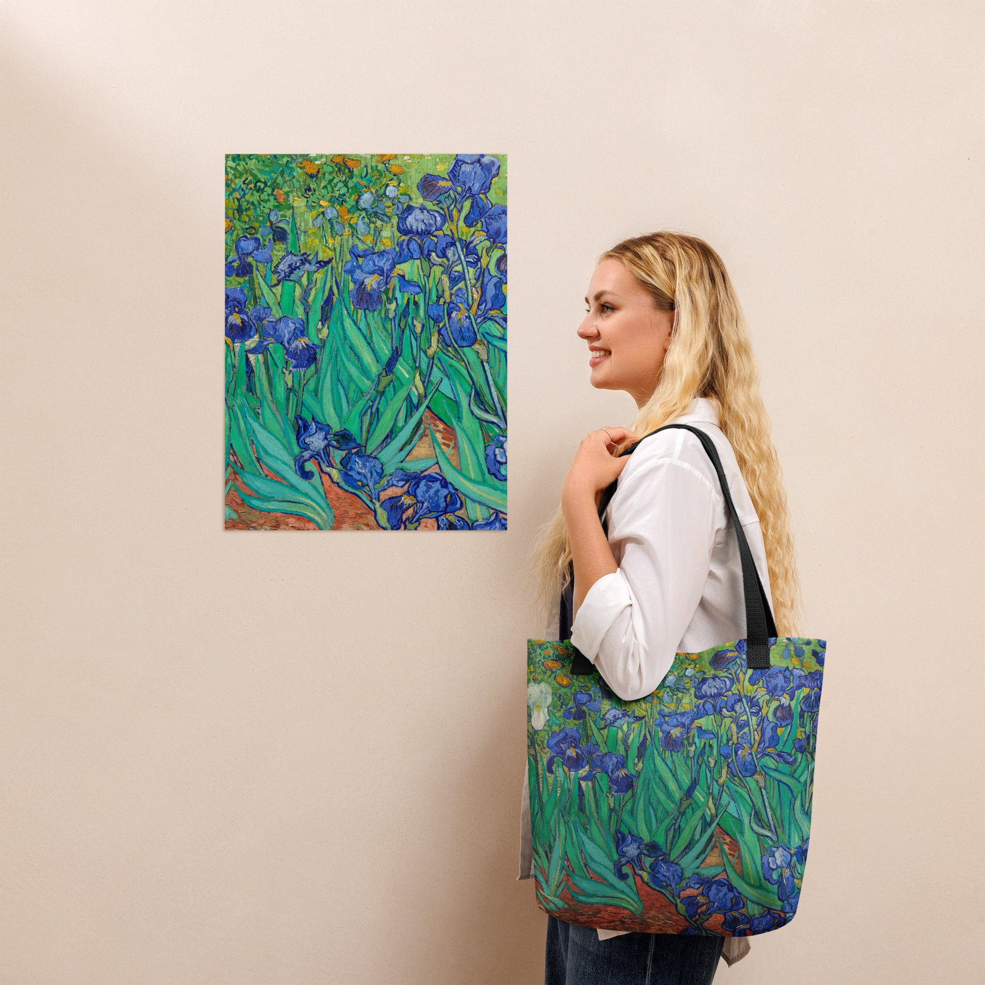 Tote bag - Irises by Vincent van Gogh - The CulturalifeAccessories