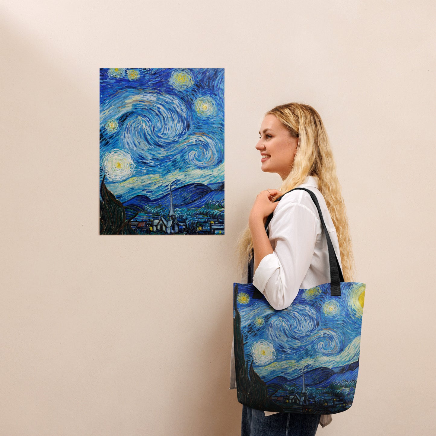 Tote bag - The Starry Night by Vincent van Gogh - The Culturalife