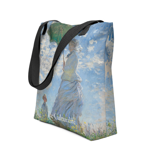 Tote bag - Woman with a Parasol by Claude Monet