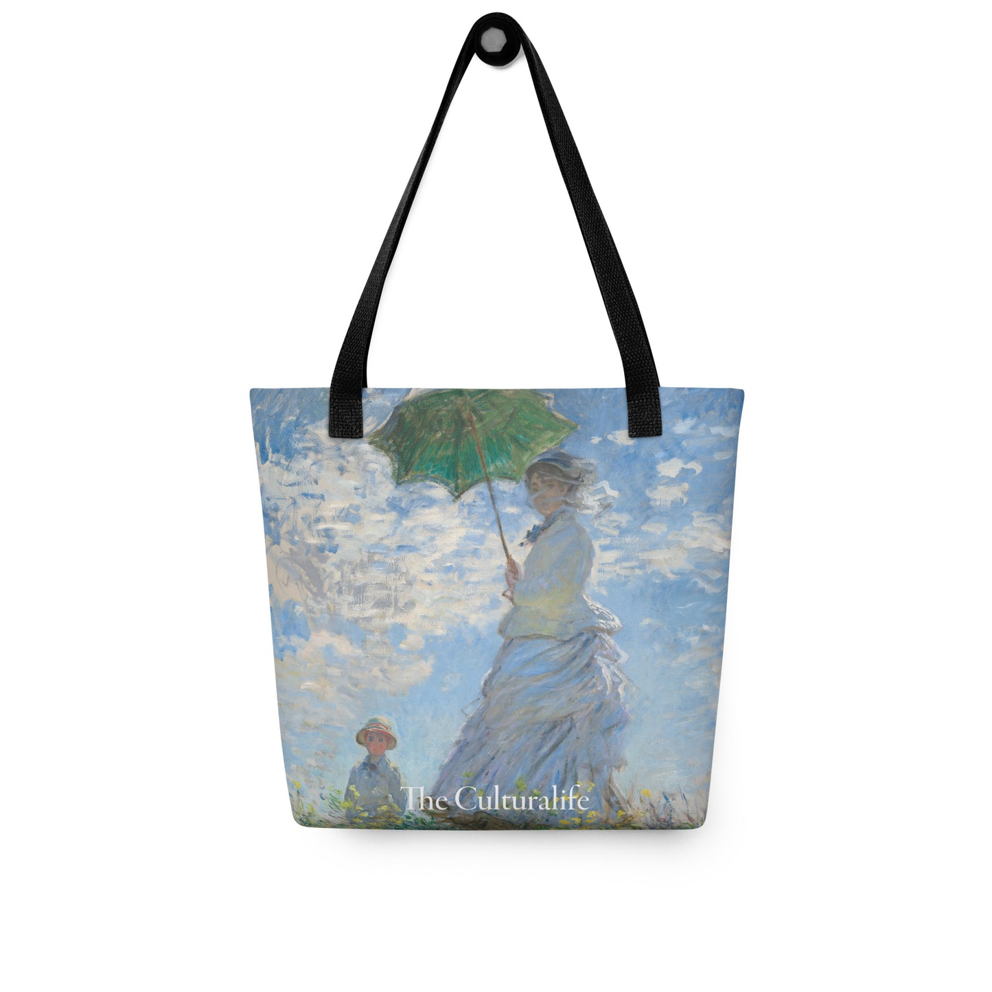 Tote bag - Woman with a Parasol by Claude Monet