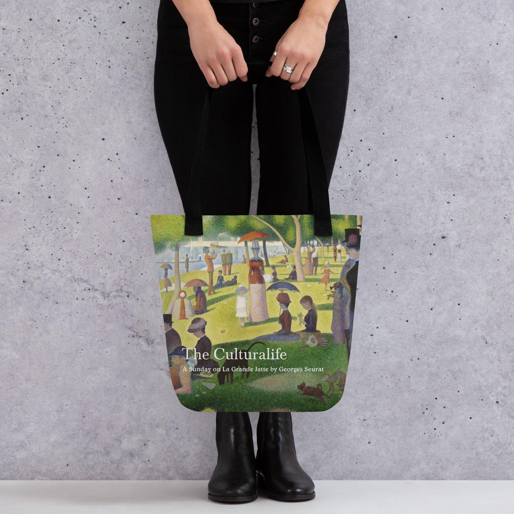 Tote bag - A Sunday on La Grande Jatte by Georges Seurat - The CulturalifeAccessoriesartCulturegeorges seurat