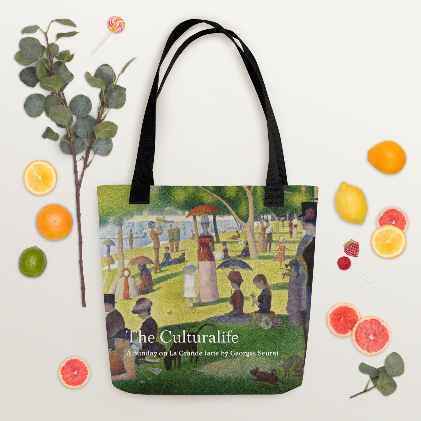 Tote bag - A Sunday on La Grande Jatte by Georges Seurat - The CulturalifeAccessoriesartCulturegeorges seurat