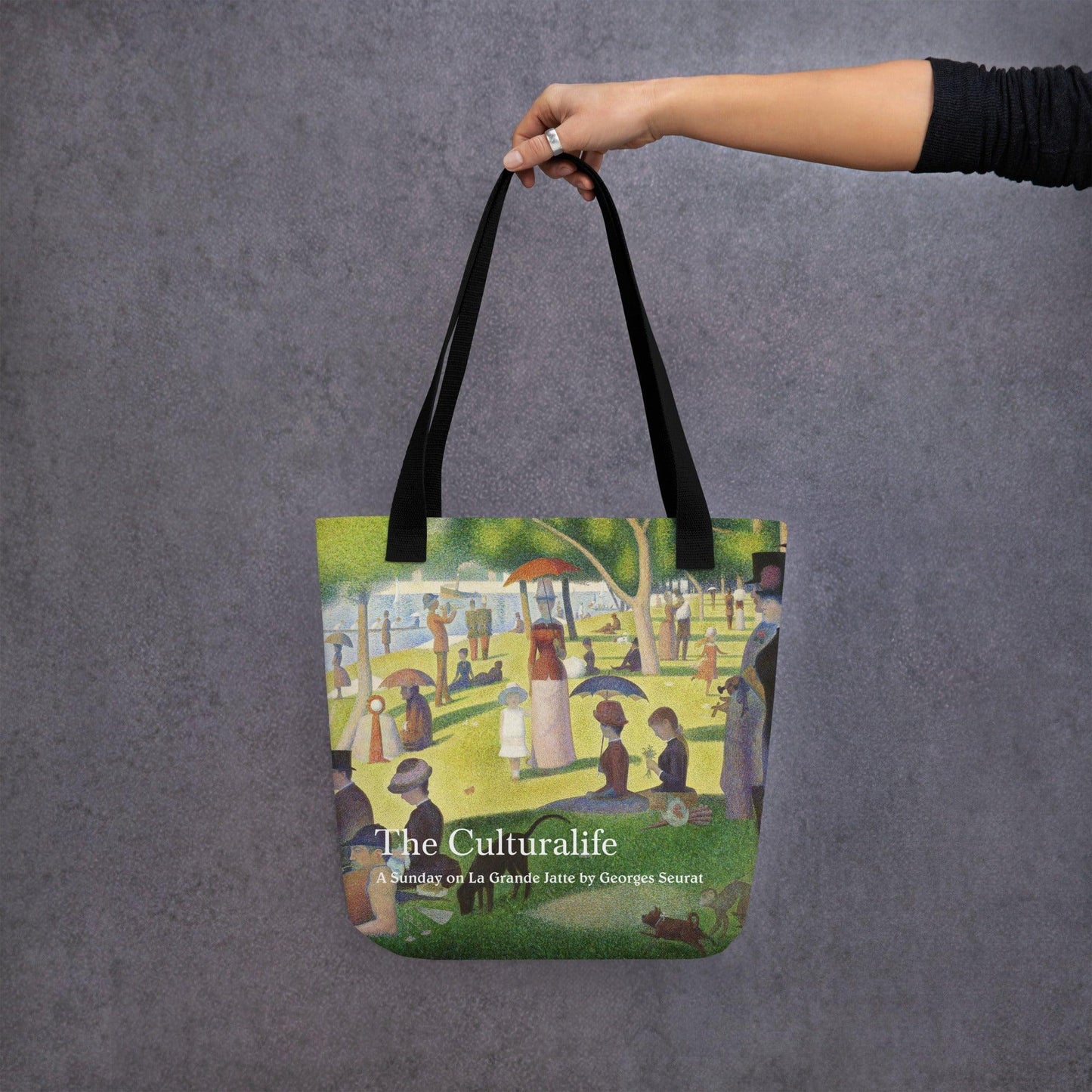 Tote bag - A Sunday on La Grande Jatte by Georges Seurat - The CulturalifeAccessoriesartCulturegeorges seurat