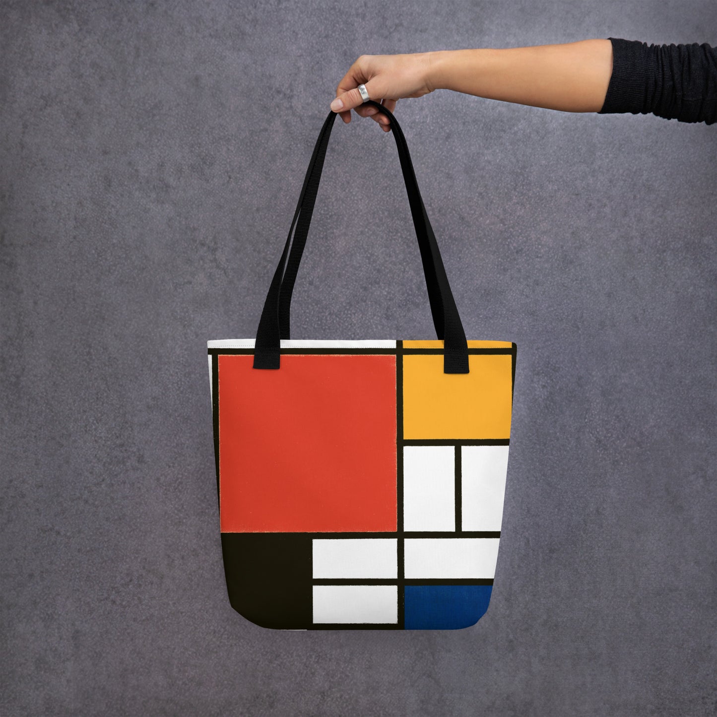 Tote bag - Composition with Red, Yellow, Blue, and Black by Piet Mondrian