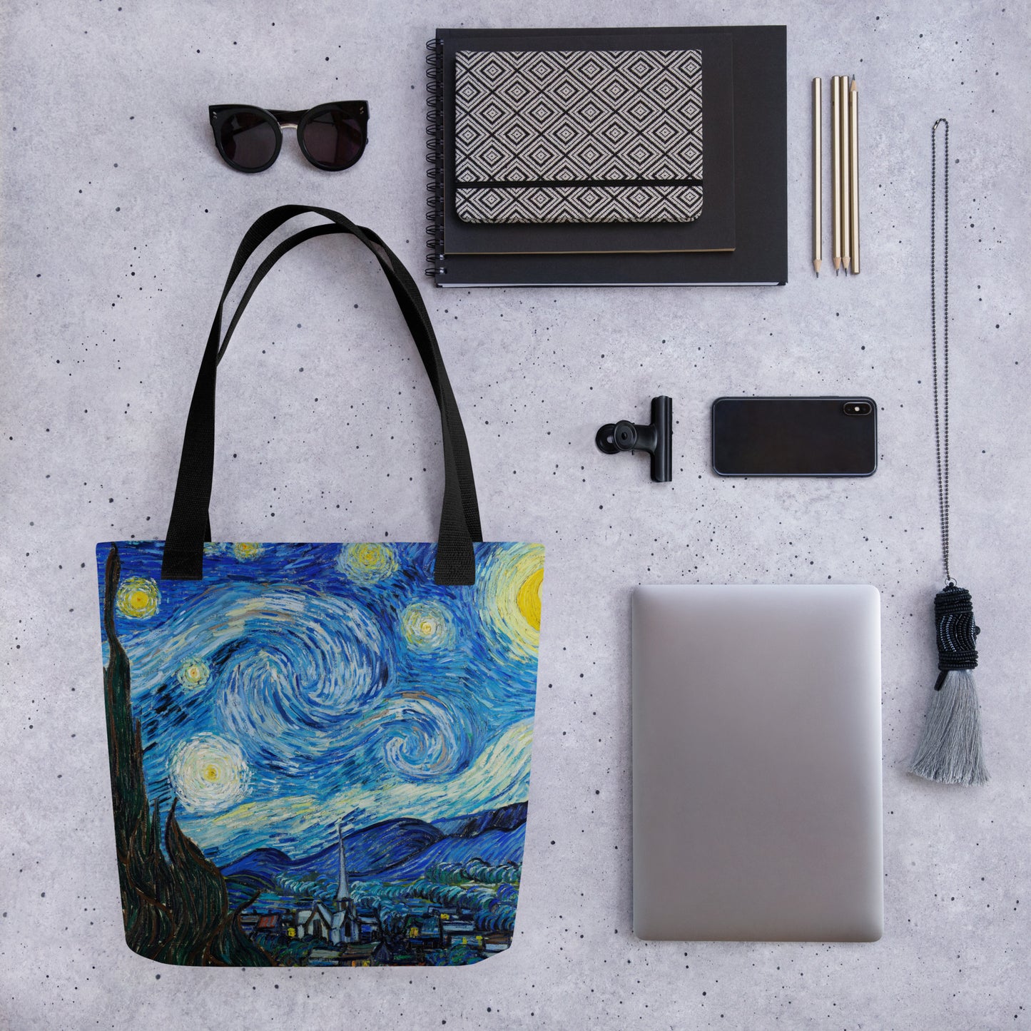 Tote bag - The Starry Night by Vincent van Gogh - The Culturalife