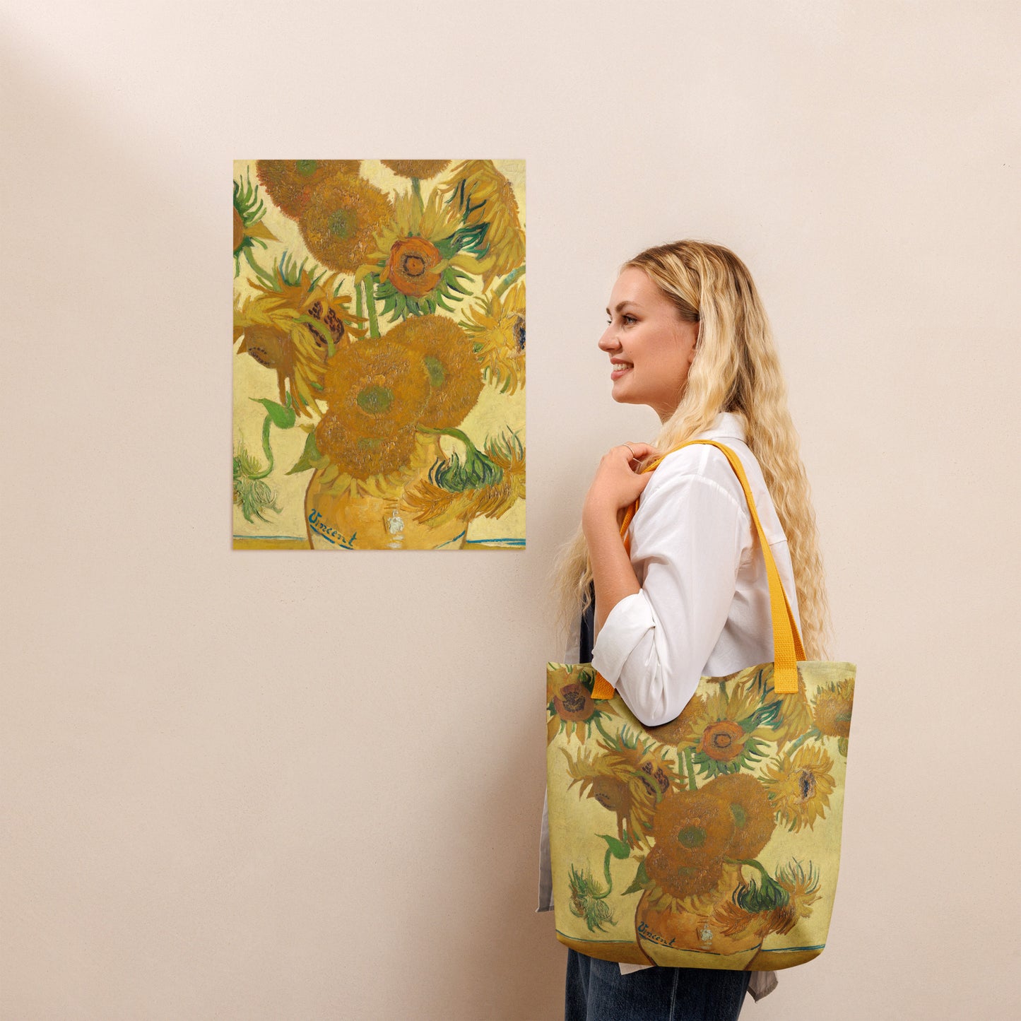 Tote bag - Sunflowers by Vincent van Gogh