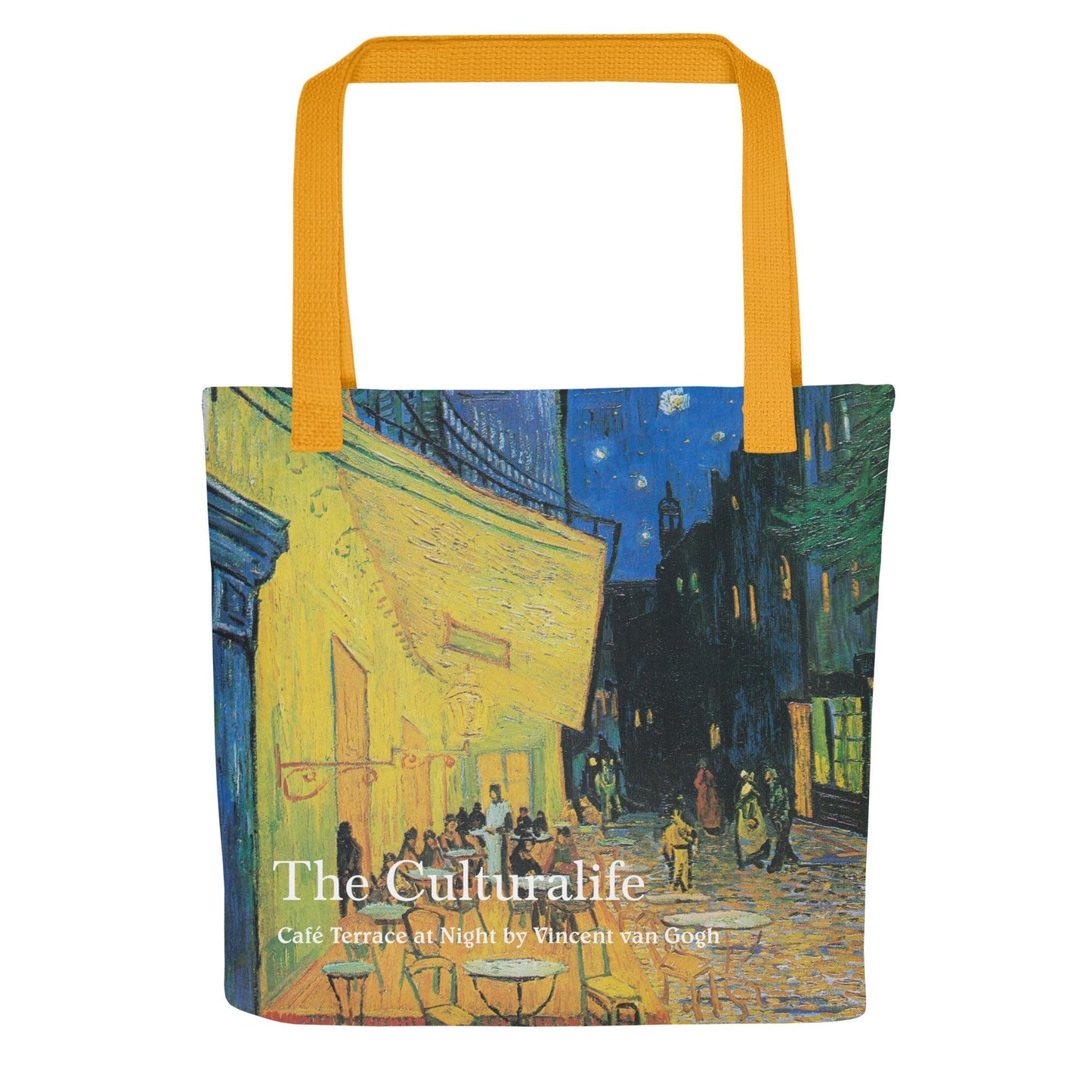 Tote bag - Café Terrace at Night by Vincent van Gogh - The CulturalifeAccessoriesartCultureimpressionism