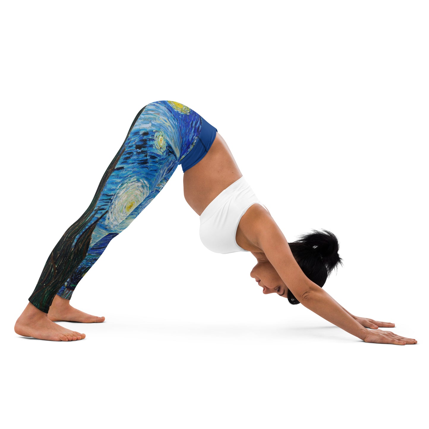 Yoga Leggings - The Starry Night by Vincent van Gogh