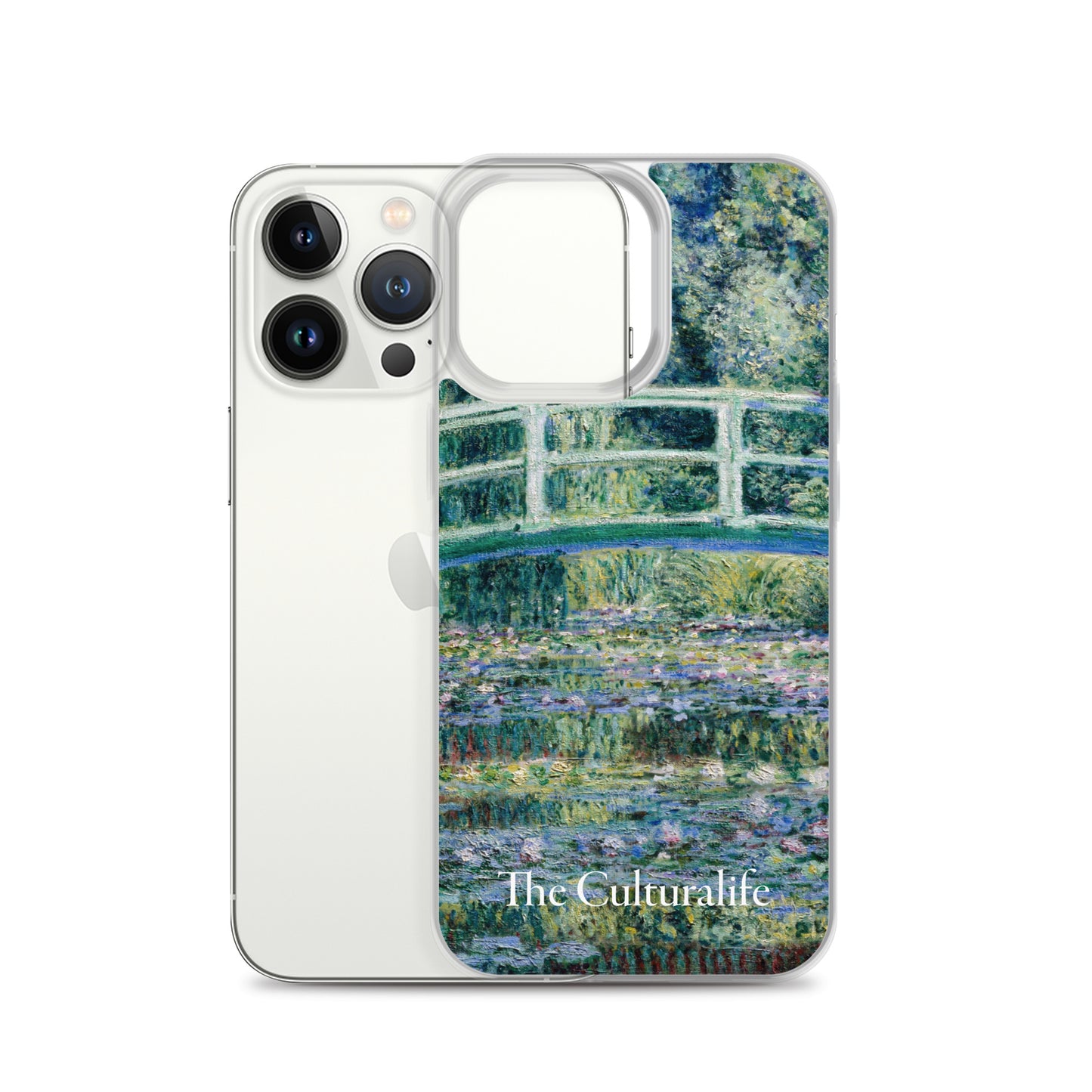 Clear Case for iPhone® - Water Lilies and Japanese Bridge by Claude Monet