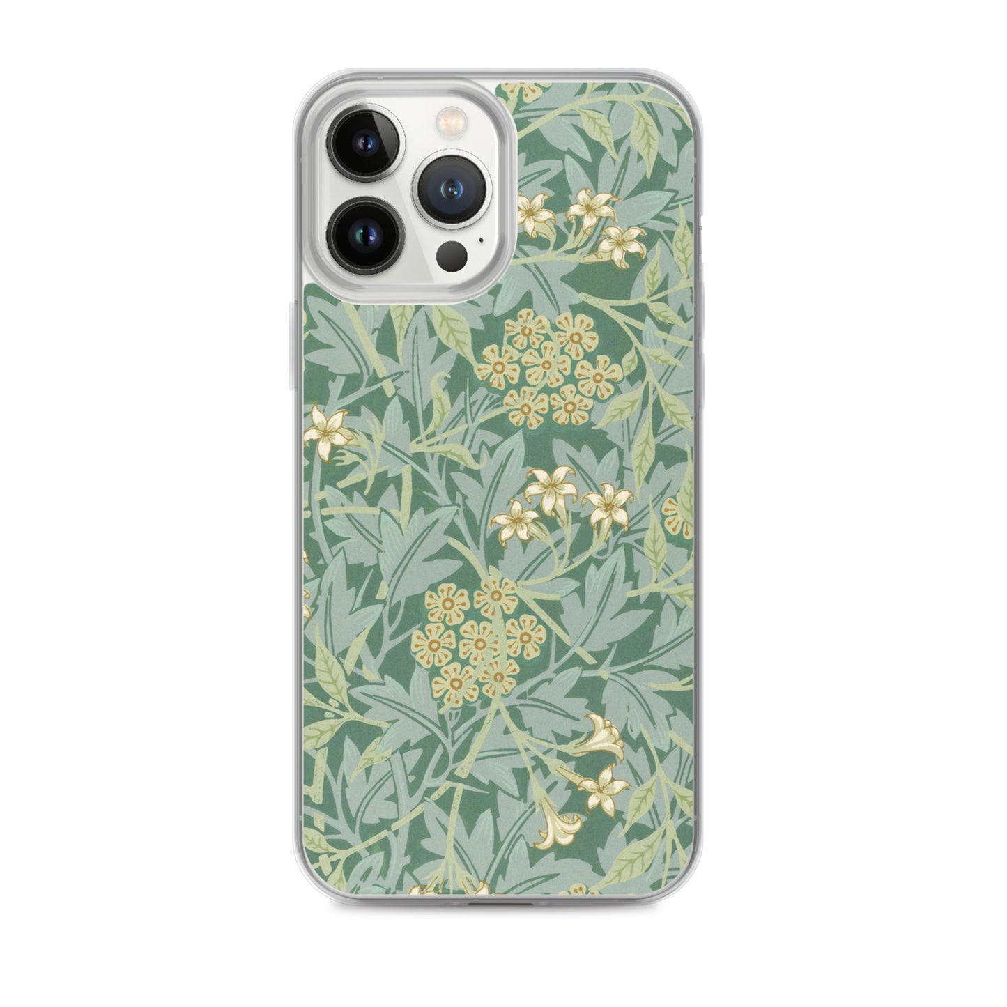 Clear Case for iPhone®  - Jasmine Pattern by William Morris