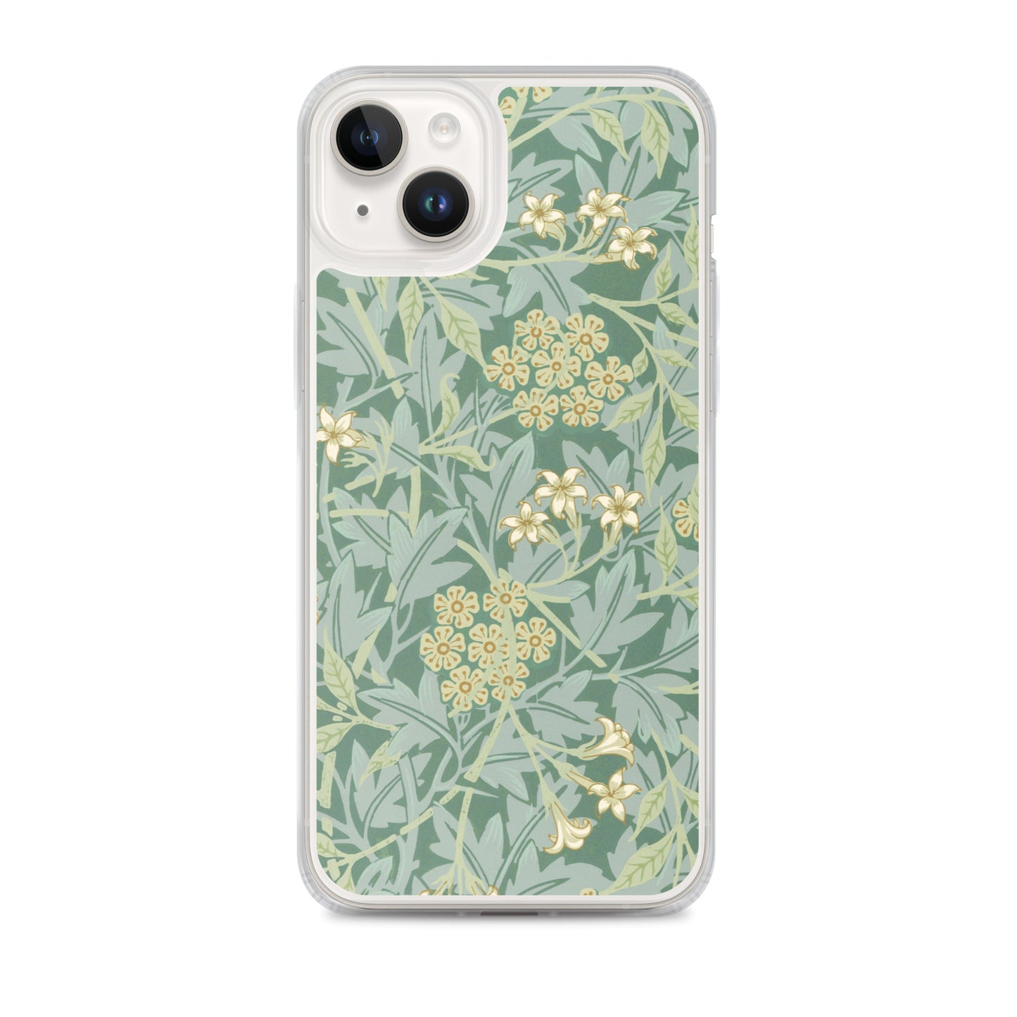 Clear Case for iPhone®  - Jasmine Pattern by William Morris