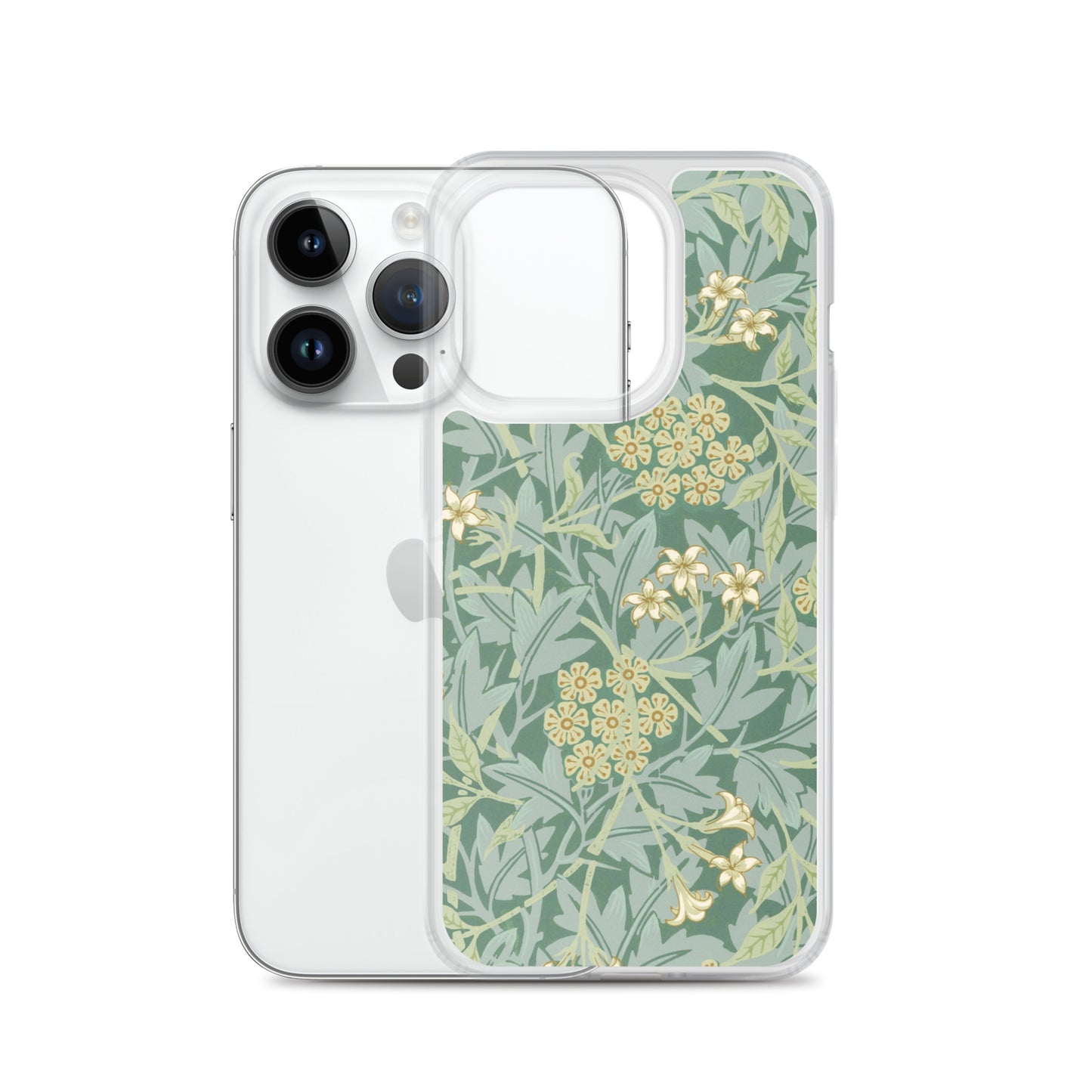 Clear Case for iPhone®  - Jasmine Pattern by William Morris