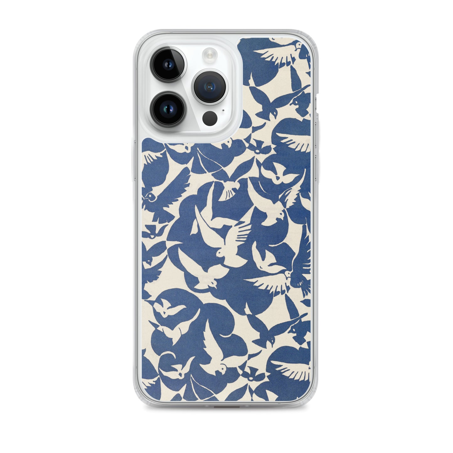 Clear Case for iPhone® - Pigeons in White and Blue from Rijksmuseum