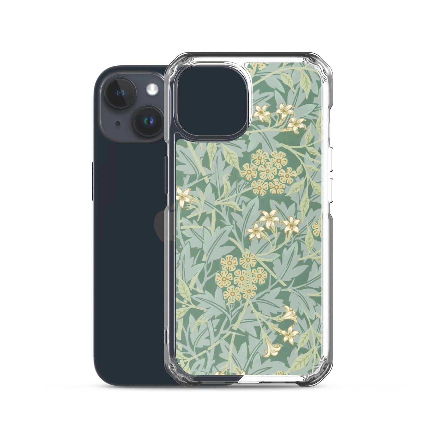 Clear Case for iPhone®  - Jasmine Pattern by William Morris