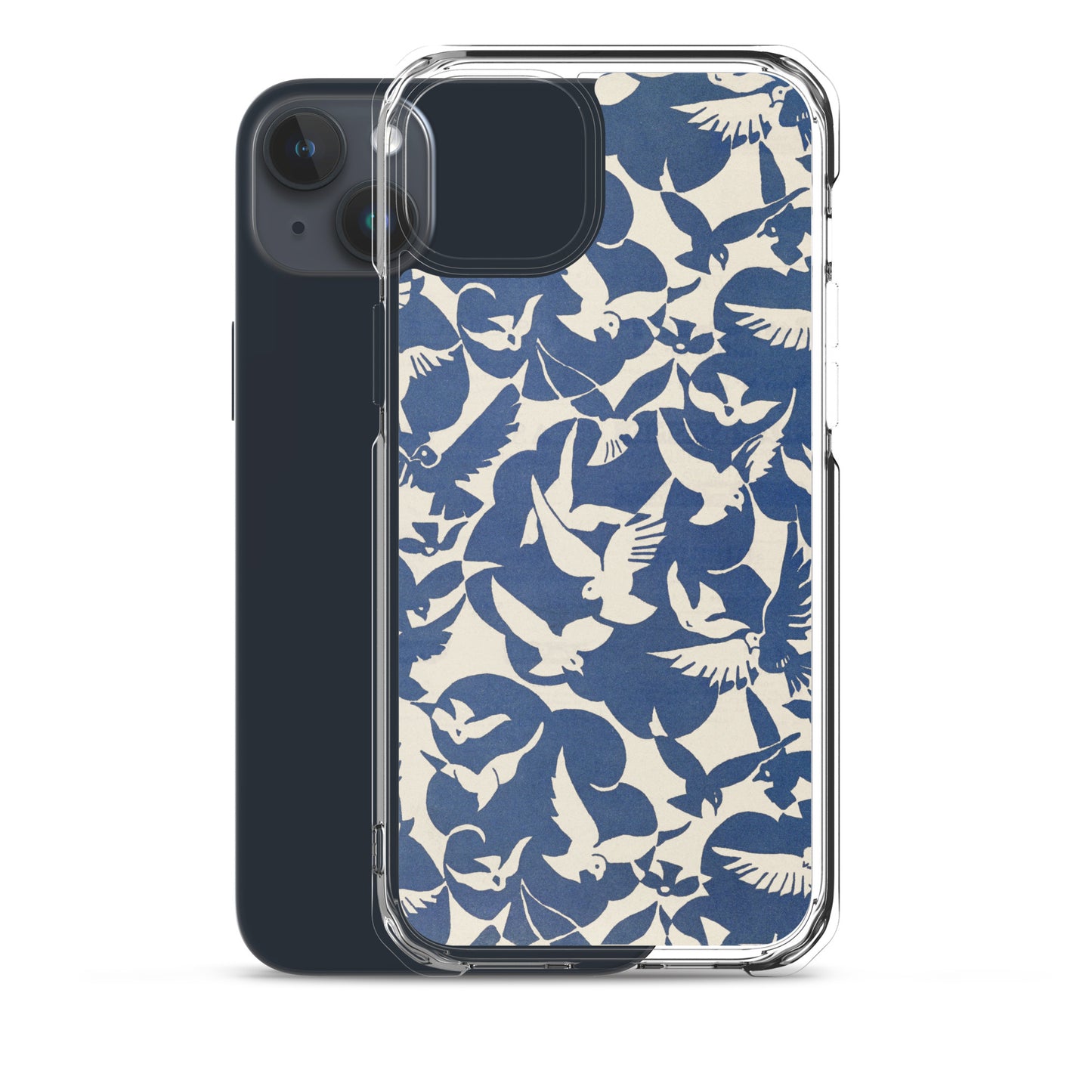 Clear Case for iPhone® - Pigeons in White and Blue from Rijksmuseum