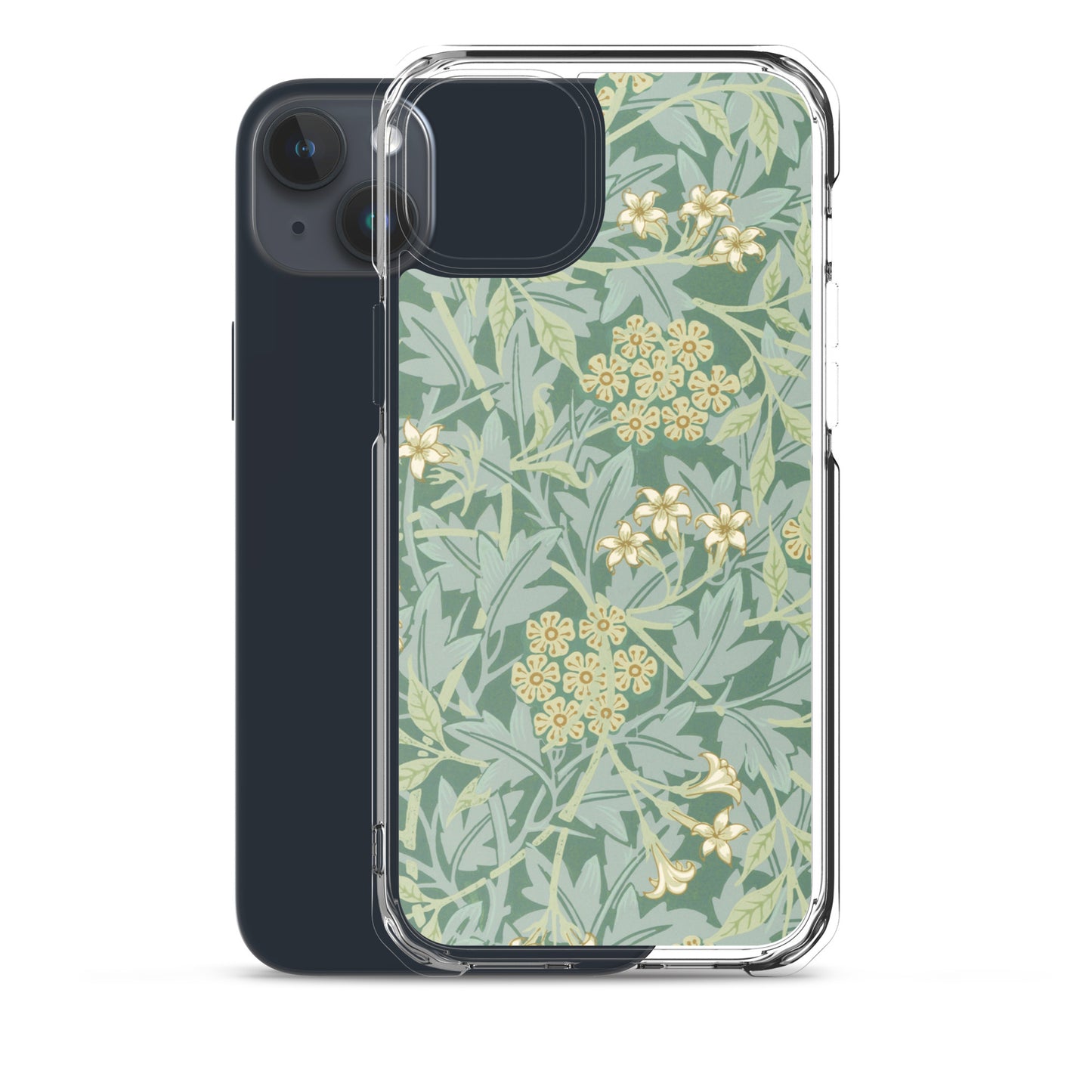 Clear Case for iPhone®  - Jasmine Pattern by William Morris