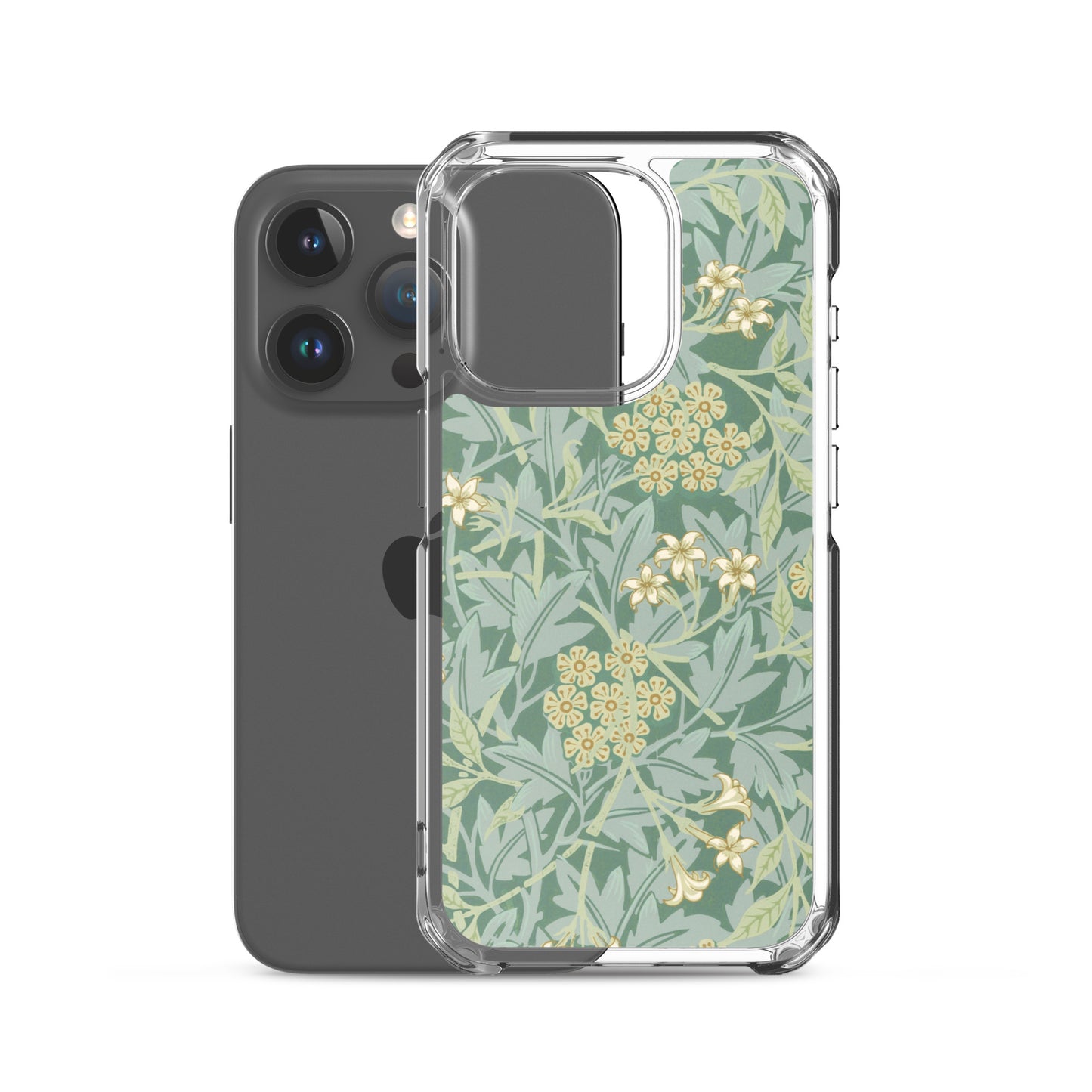 Clear Case for iPhone®  - Jasmine Pattern by William Morris